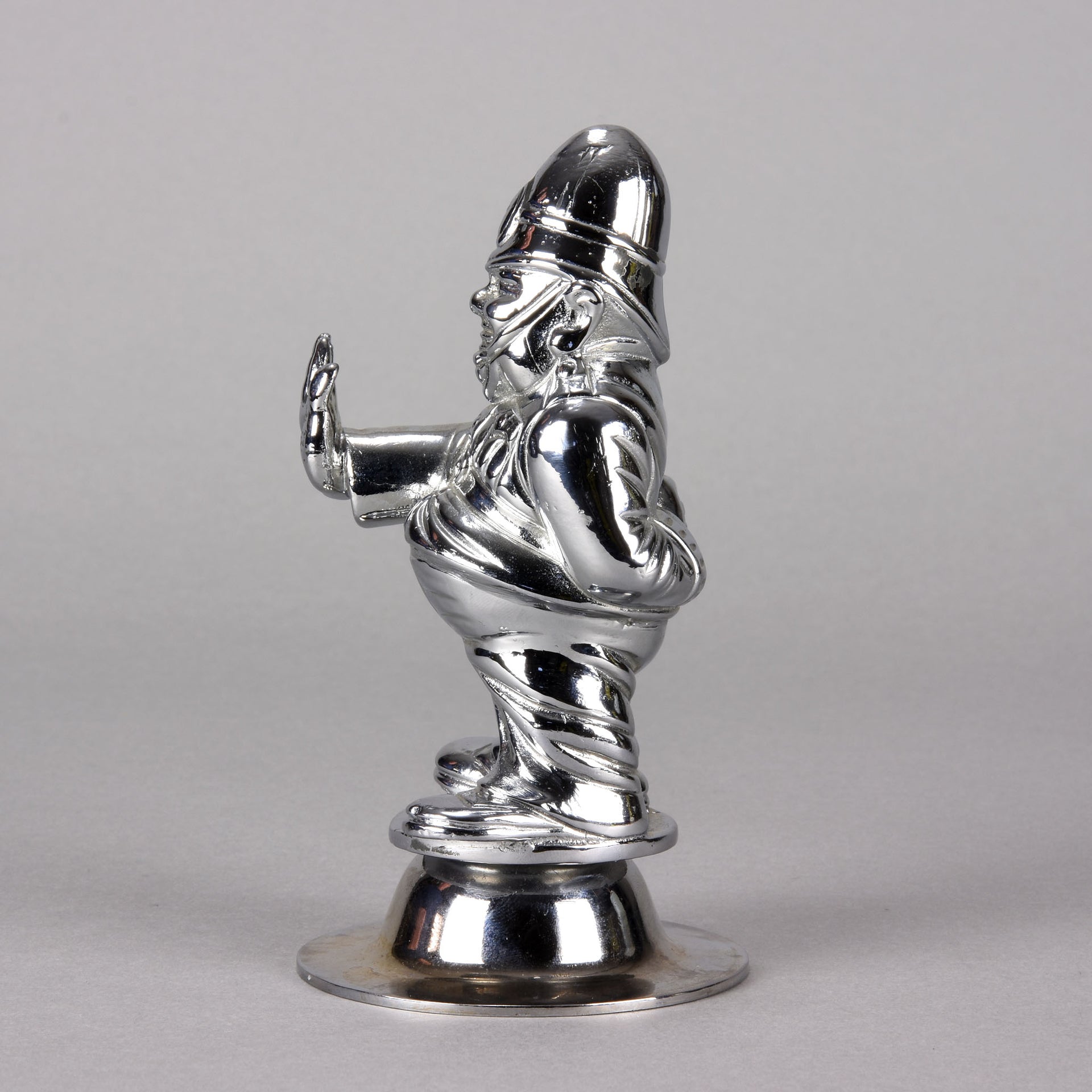 Policeman Car Mascot - Silver Plated - Hickmet Fine Arts