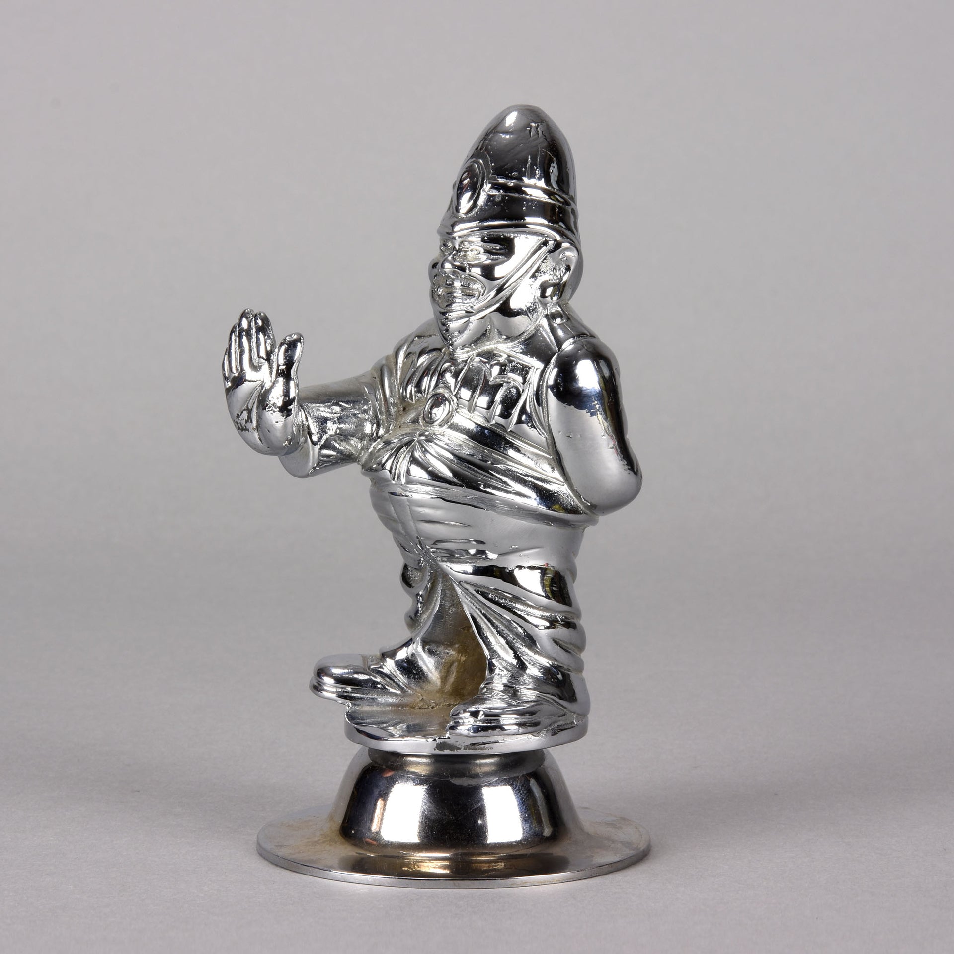 Policeman Car Mascot - Silver Plated - Hickmet Fine Arts