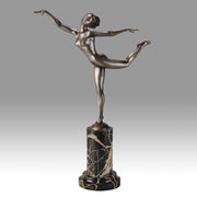 Josef Lorenzl The Pose - Lorenzl Bronze Figure - Hickmet Fine Arts