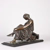 James Pradier Bronze - Seated Sappho - Hickmet Fine Arts 
