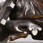 James Pradier Bronze - Seated Sappho - Hickmet Fine Arts 