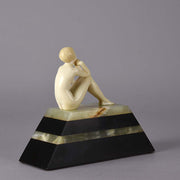 Ferdinand Preiss Thoughts - Art Deco Sculpture - Hickmet Fine Arts 