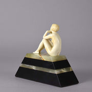 Ferdinand Preiss Thoughts - Art Deco Sculpture - Hickmet Fine Arts 