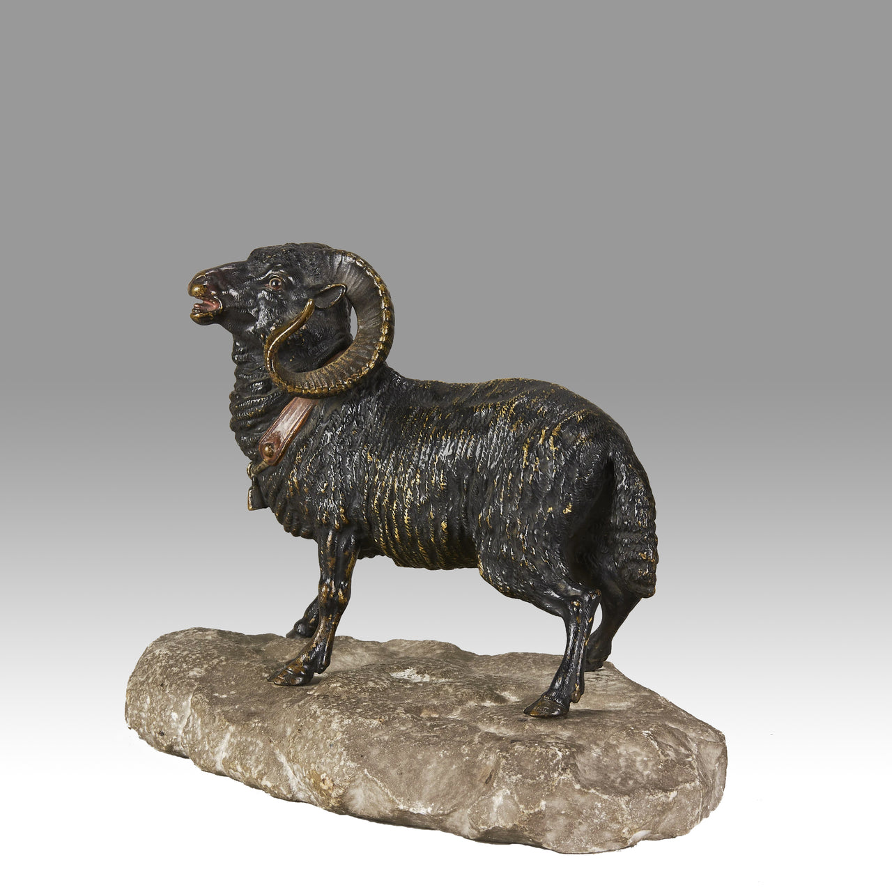 Vienna bronze Ram - Antique Bronze - Hickmet Fine Arts
