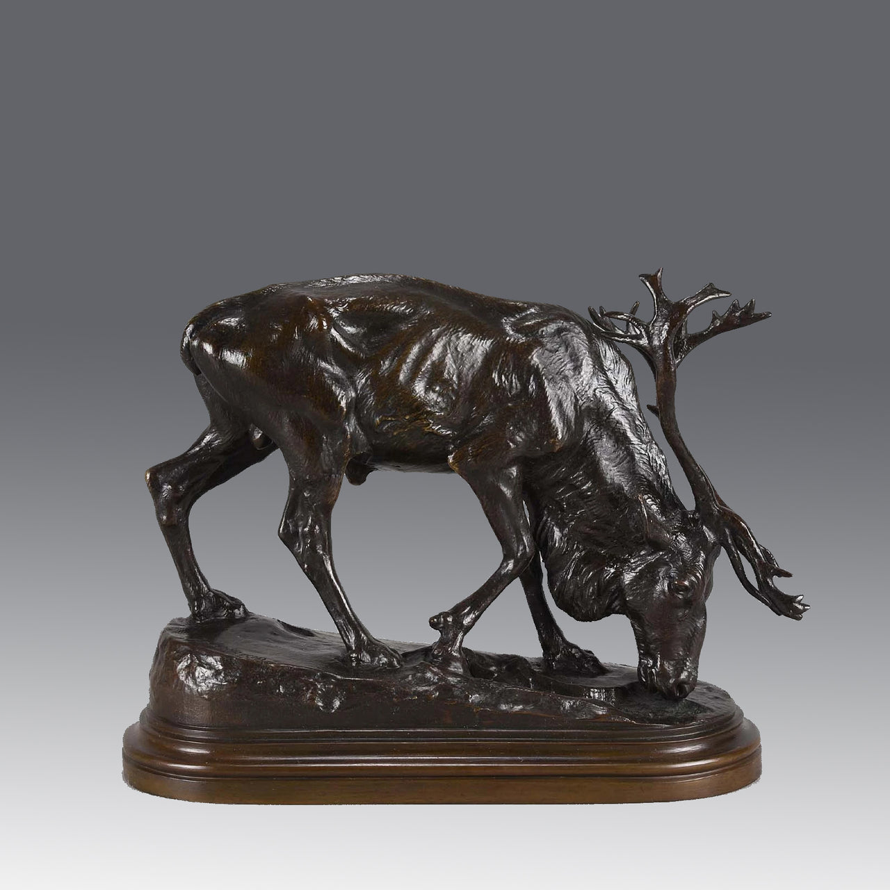 bonheur bronze reindeer - Bonheur bronze - Hickmet Fine Arts