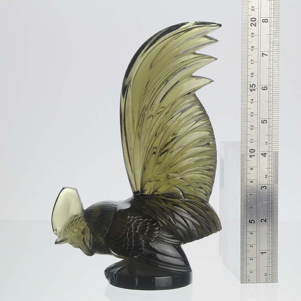 René Lalique Topaz Coq Nain