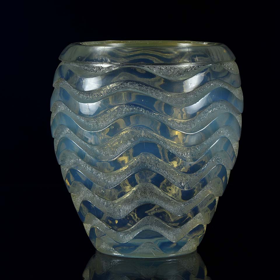 René Lalique Méandres Vase