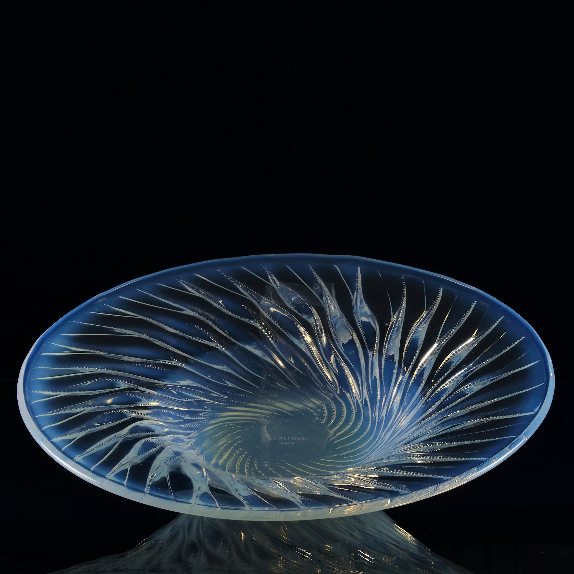 Lalique Salver - Art Deco Glass - lalique for sale - Lalique Glass for sale - Rene Lalique Glass - Hickmet Fine Arts