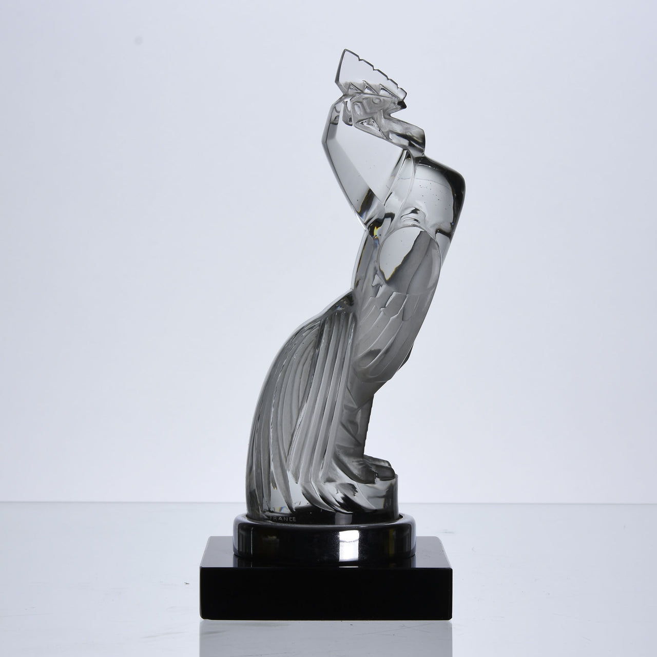 Rene Lalique Glass Mascot - Lalique Coq Houdon - Hickmet Fine Arts