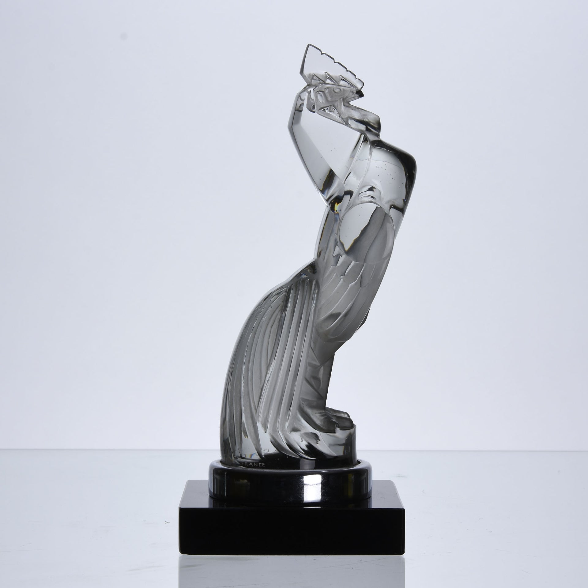 Rene Lalique Glass Mascot - Lalique Coq Houdon - Hickmet Fine Arts