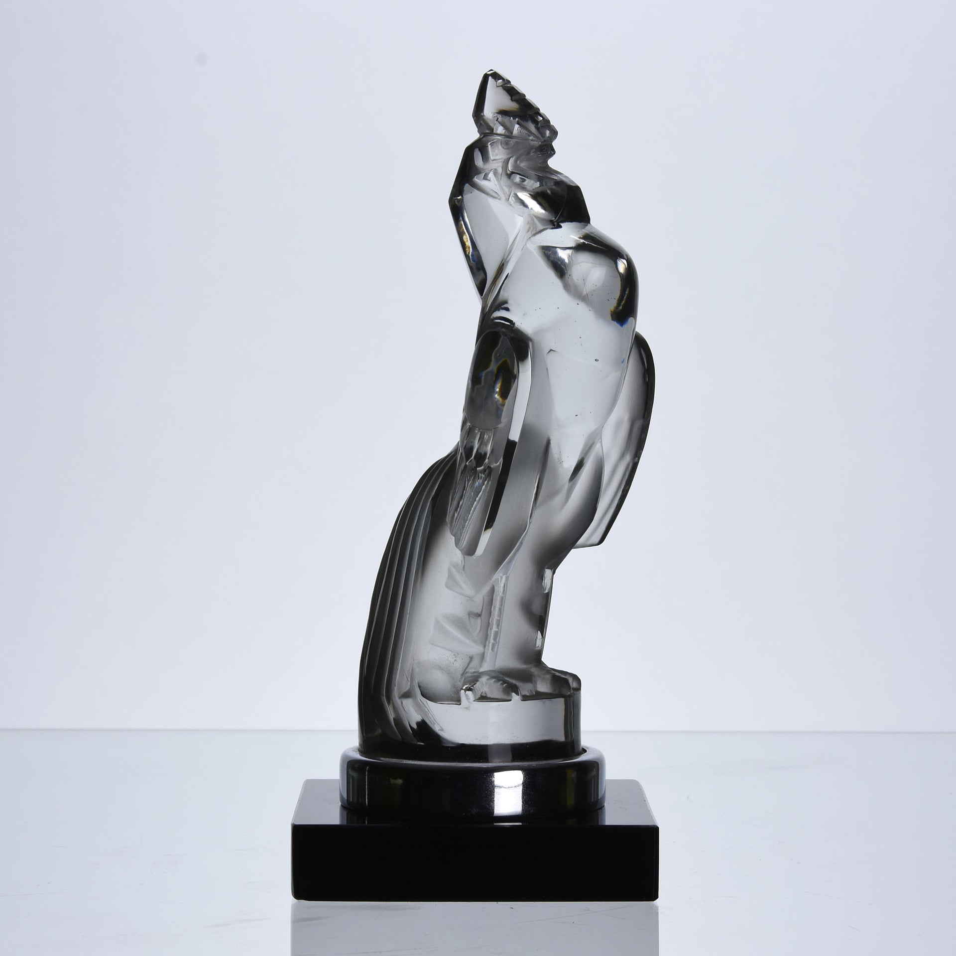 Rene Lalique Glass Mascot - Lalique Coq Houdon - Hickmet Fine Arts