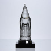 Rene Lalique Glass Mascot - Lalique Coq Houdon - Hickmet Fine Arts