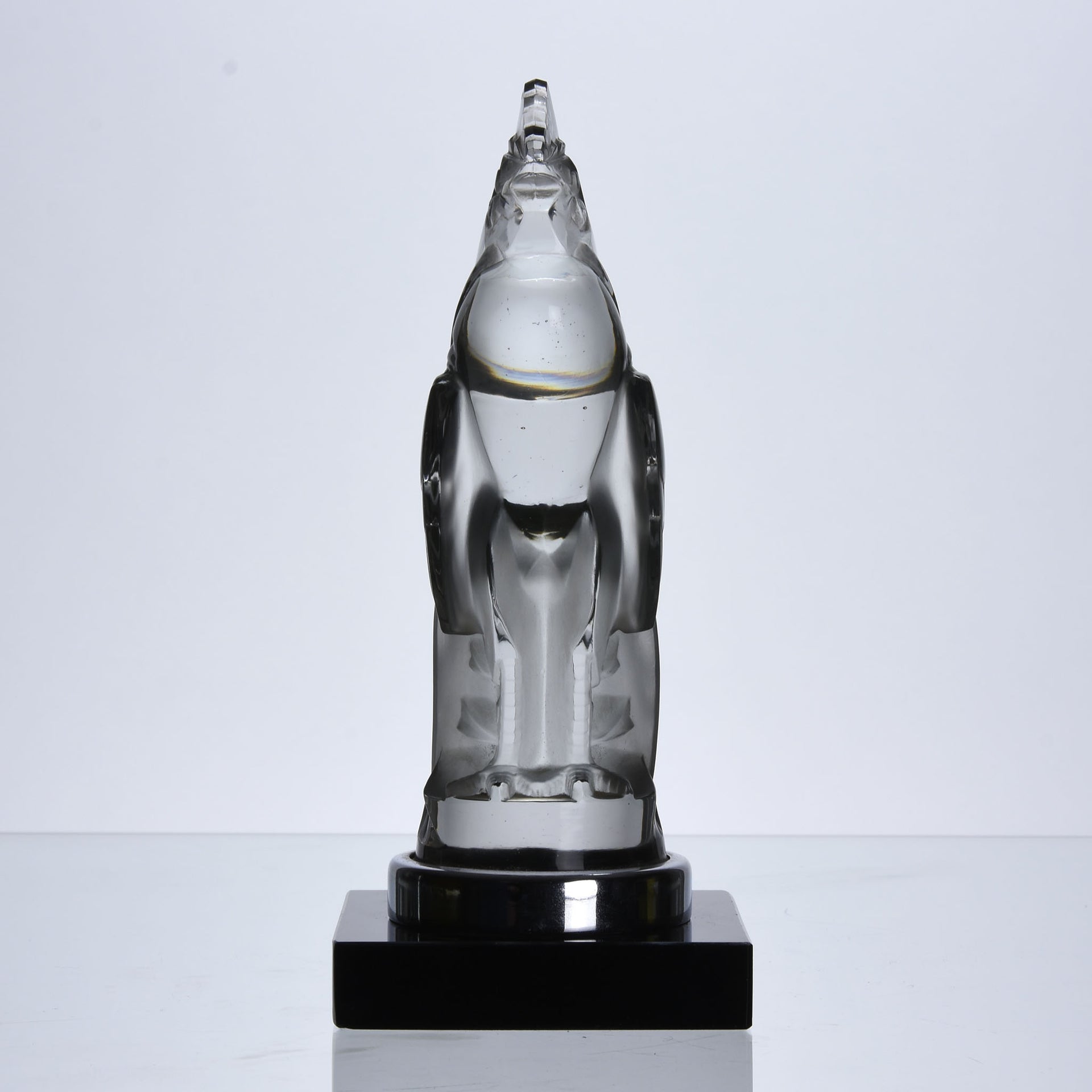 Rene Lalique Glass Mascot - Lalique Coq Houdon - Hickmet Fine Arts