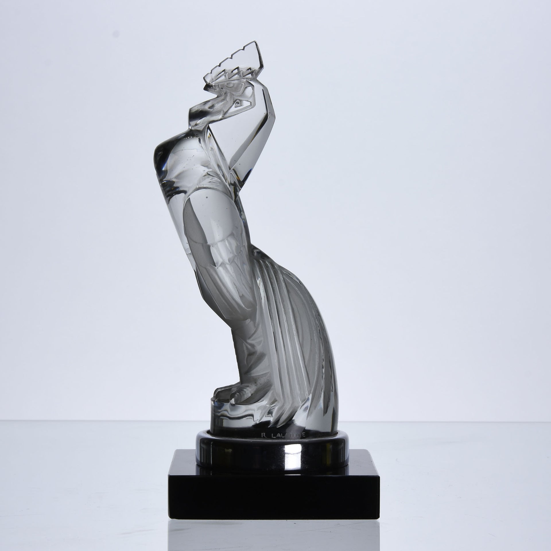 Rene Lalique Glass Mascot - Lalique Coq Houdon - Hickmet Fine Arts