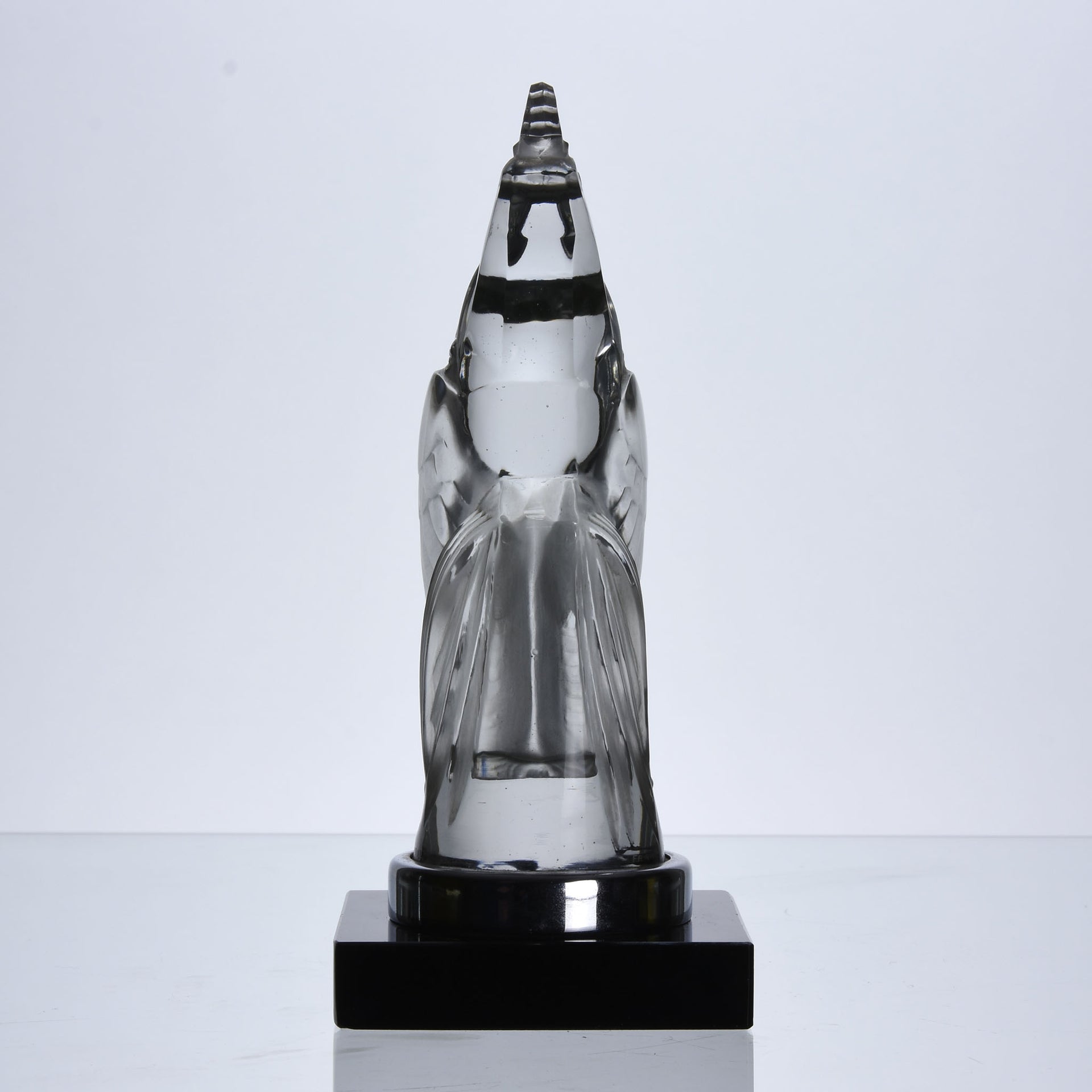 Rene Lalique Glass Mascot - Lalique Coq Houdon - Hickmet Fine Arts