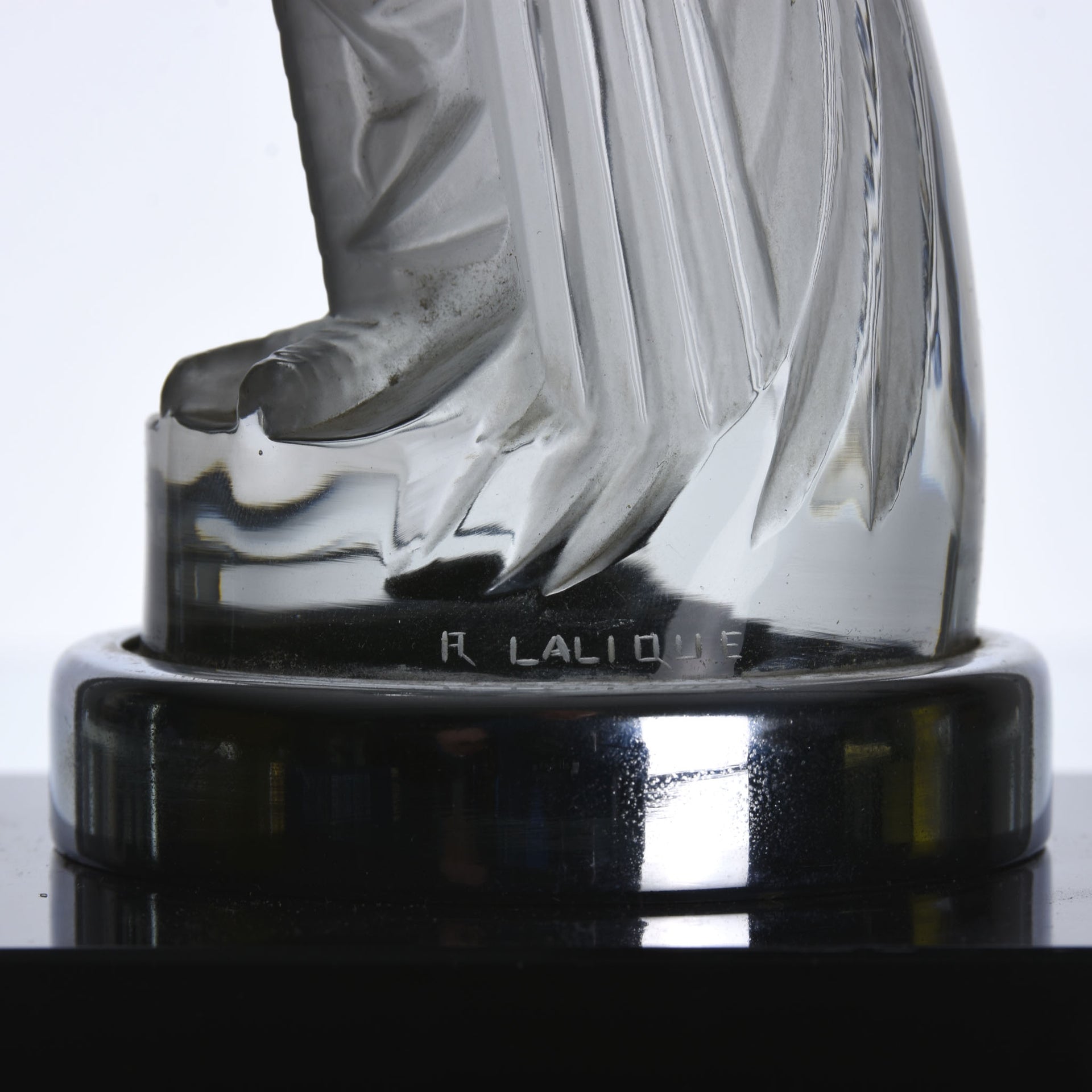 Rene Lalique Glass Mascot - Lalique Coq Houdon - Hickmet Fine Arts