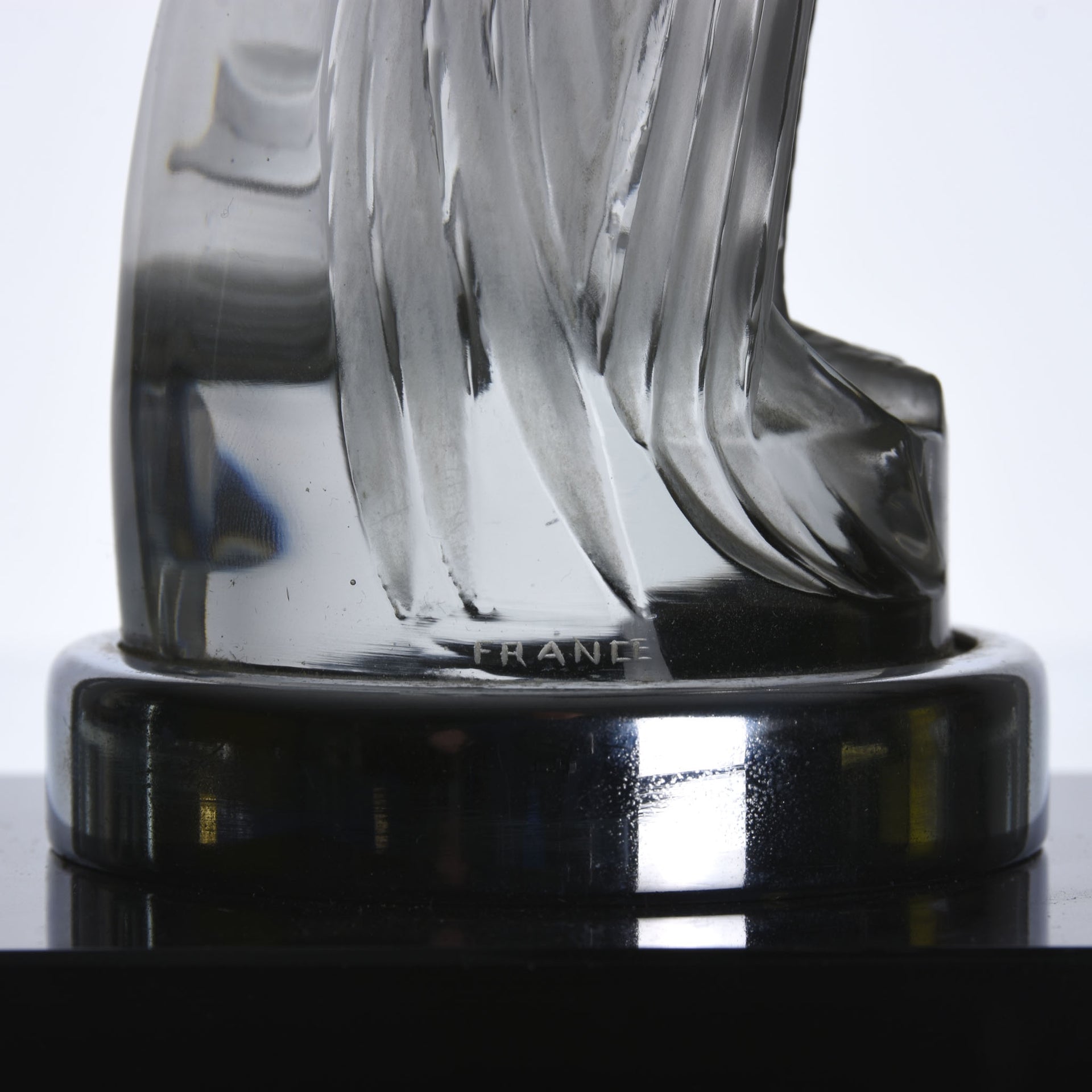 Rene Lalique Glass Mascot - Lalique Coq Houdon - Hickmet Fine Arts