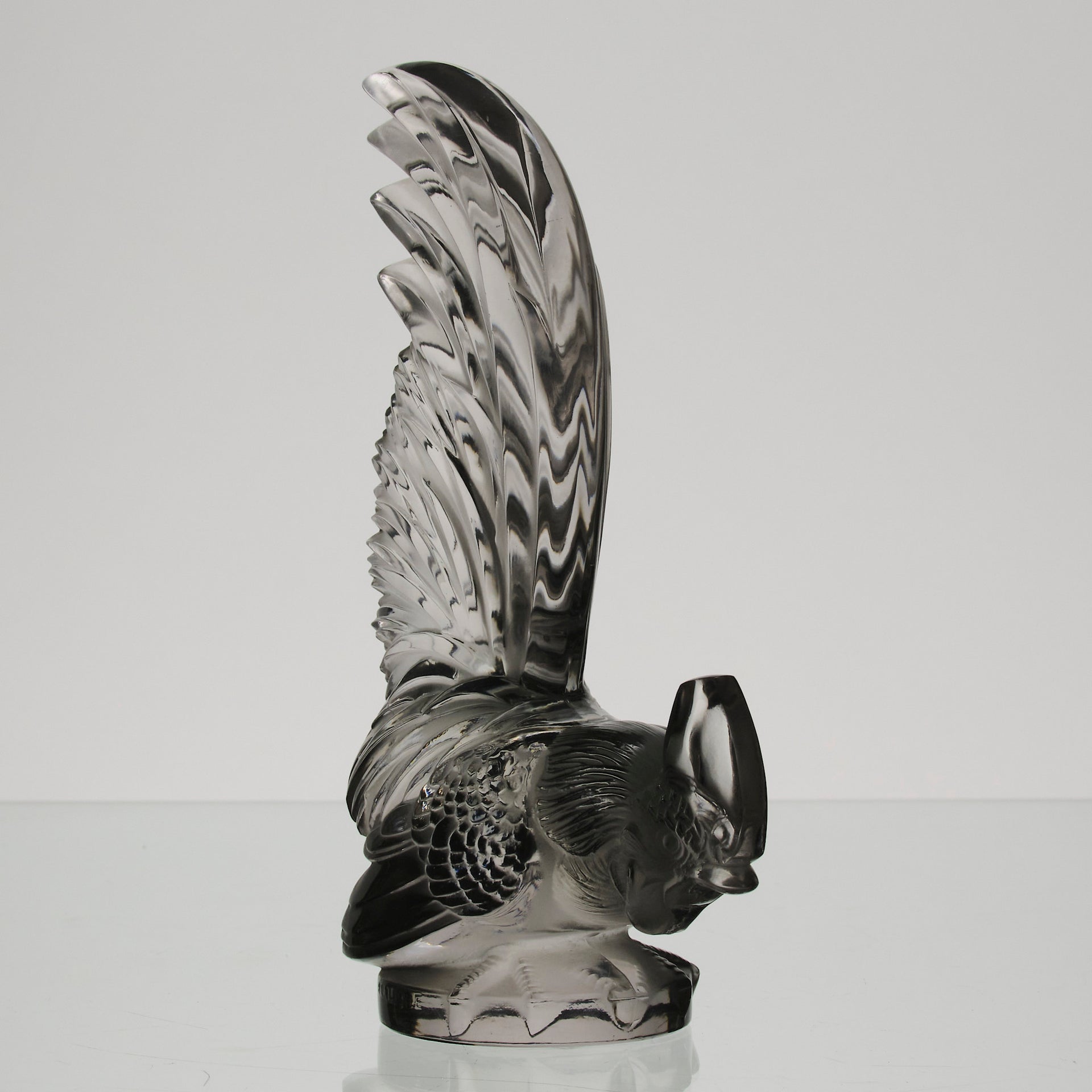 Coq Nain - Lalique Car Mascot - Art Deco Glass - Hickmet Fine Arts