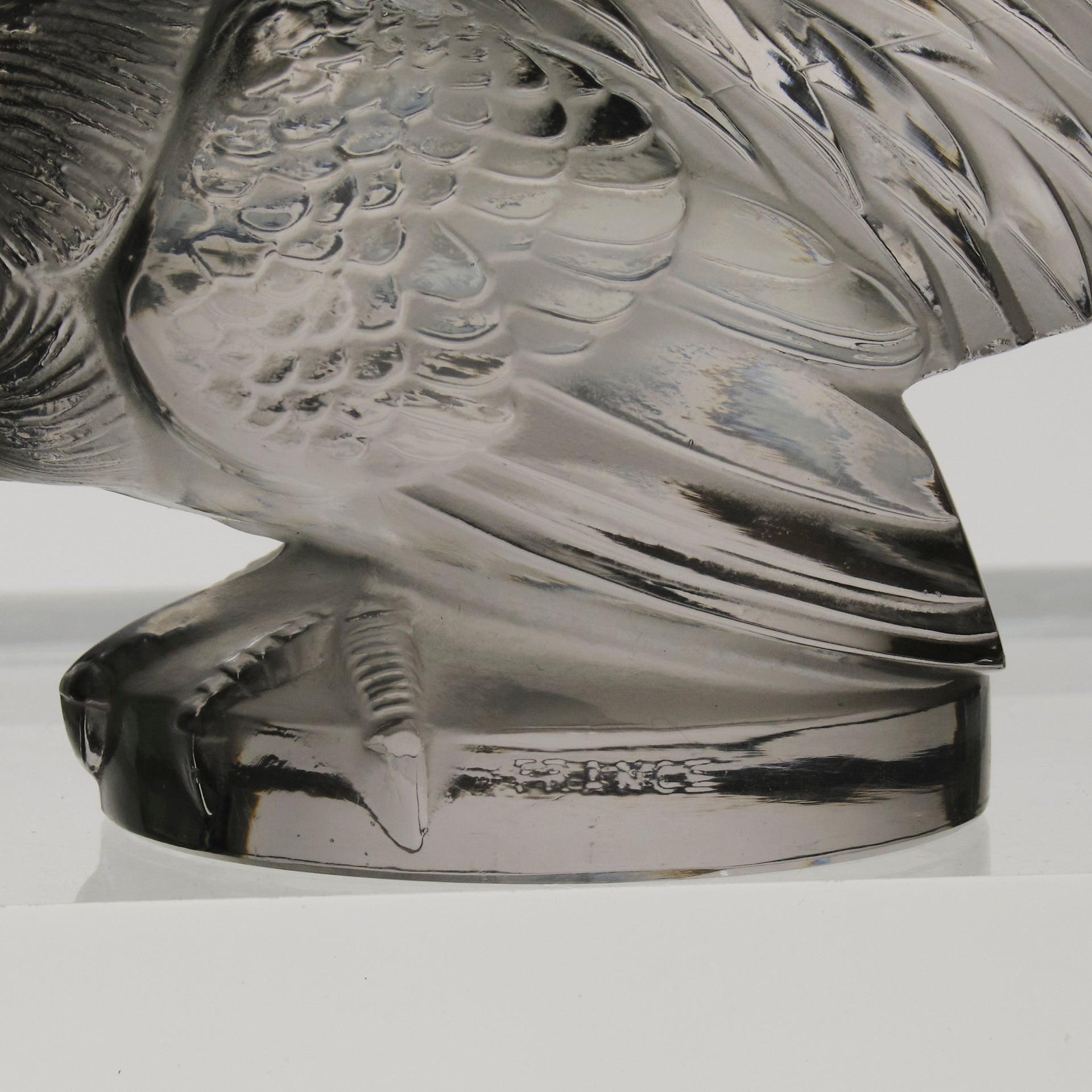 Coq Nain - Lalique Car Mascot - Art Deco Glass - Hickmet Fine Arts