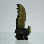 Coq Nain - lalique car mascot - Art Deco Glass - Hickmet Fine Arts