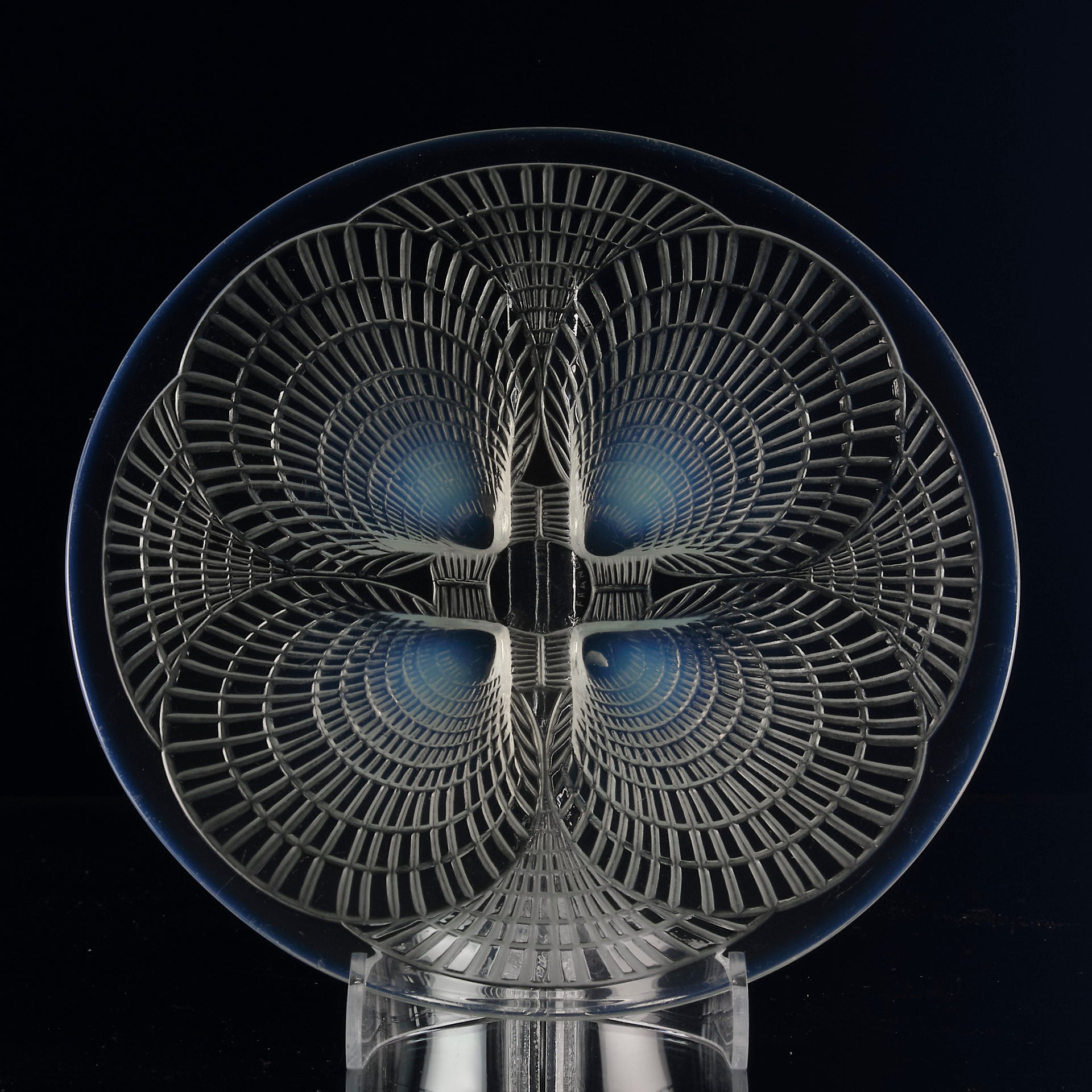 Lalique Bowl - Coquilles No.2 - Art Deco Glass - lalique for sale - Lalique Glass for sale - Rene Lalique Glass - Hickmet Fine Arts