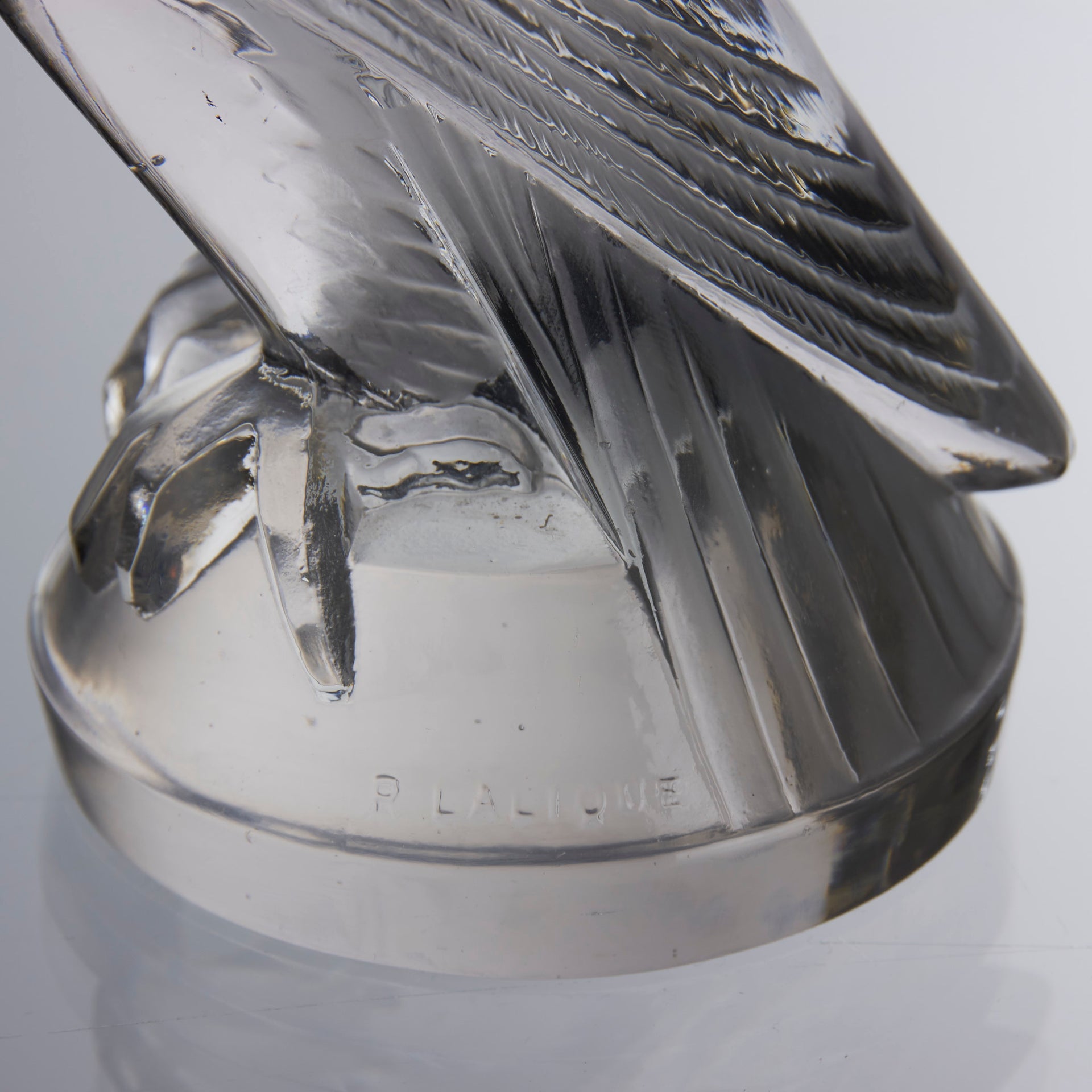 Faucon - Lalique Car Mascot - Art Deco Glass - Hickmet Fine Arts