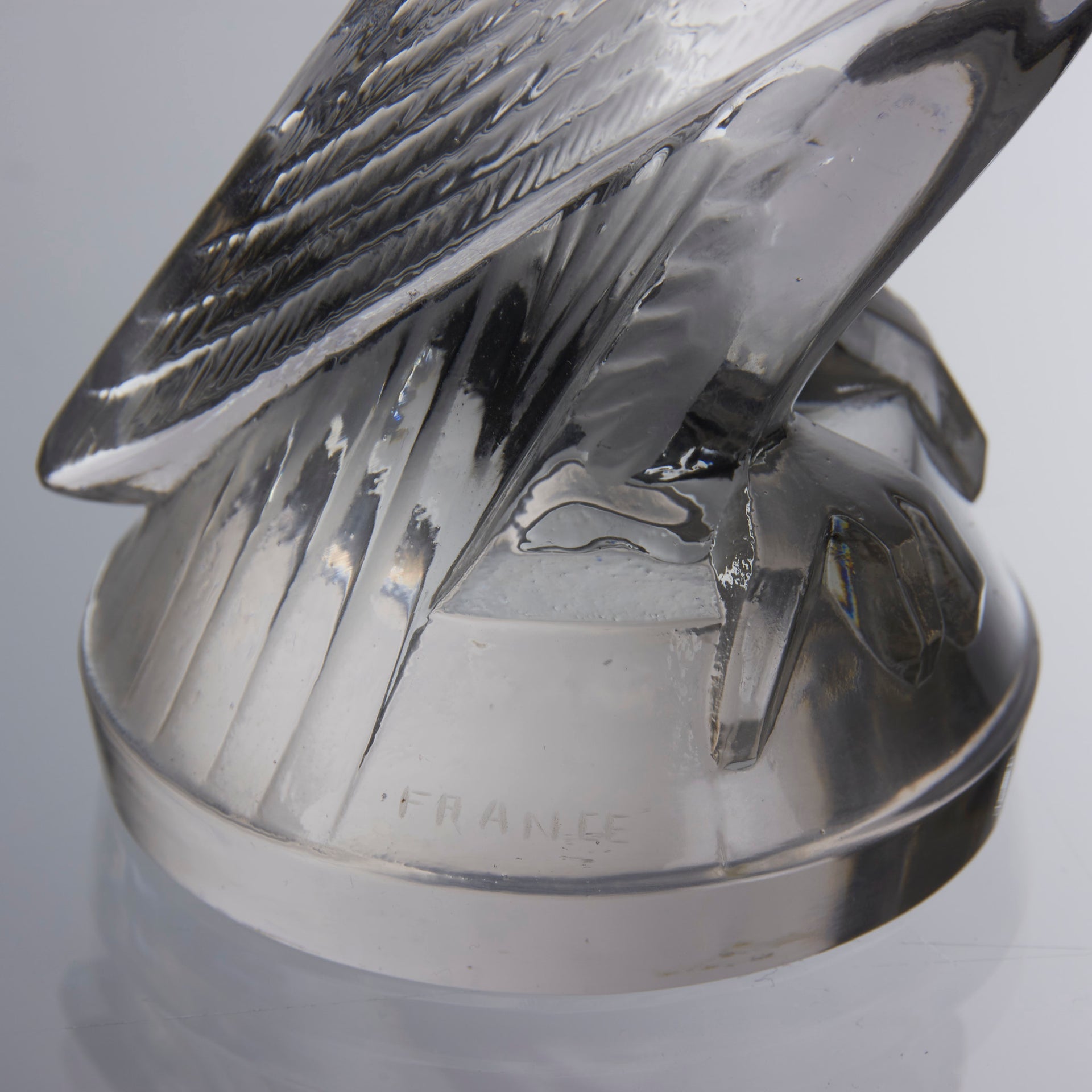 Faucon - Lalique Car Mascot - Art Deco Glass - Hickmet Fine Arts