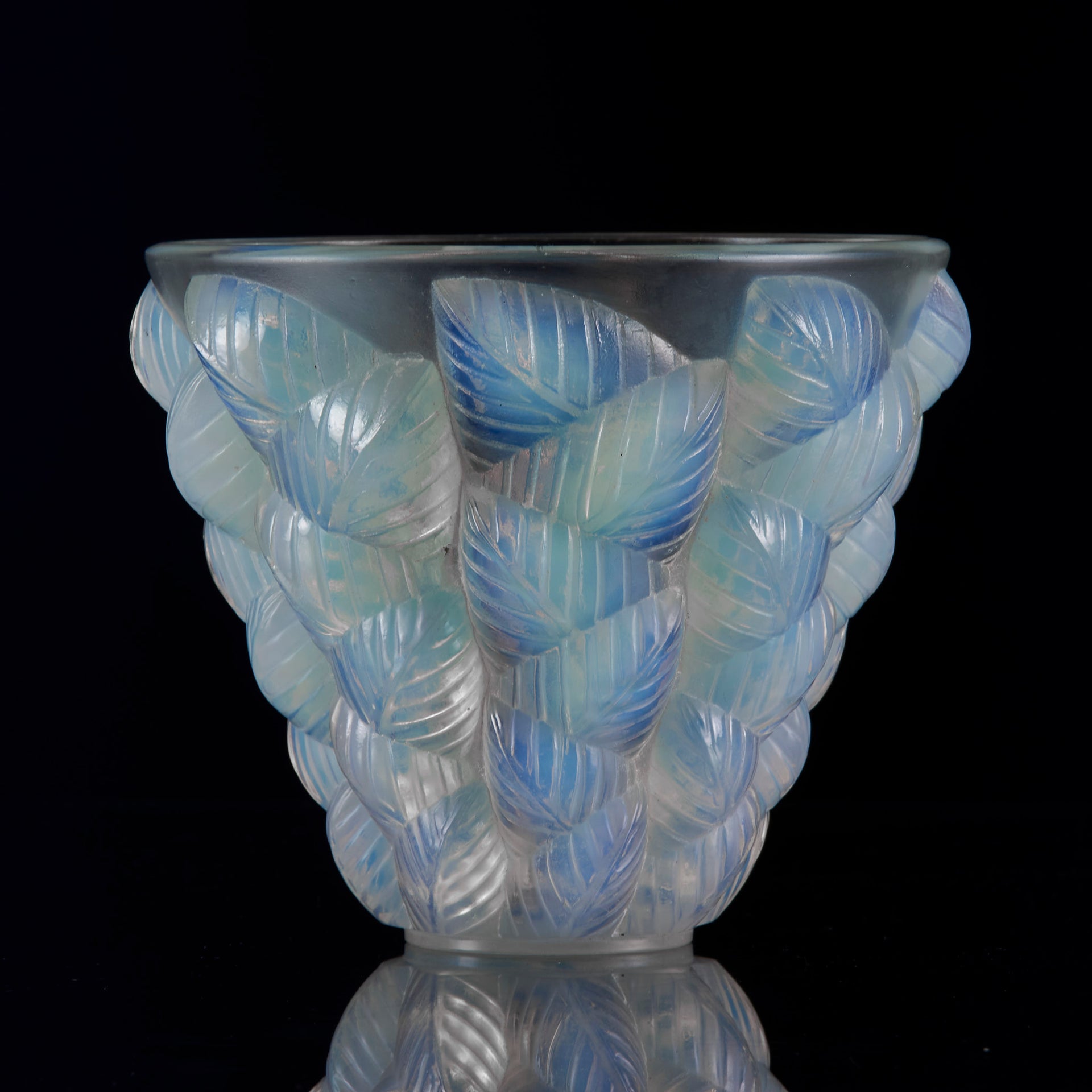 Rene Lalique Moissac Vase - Lalique Glass for Sale - Hickmet Fine Art