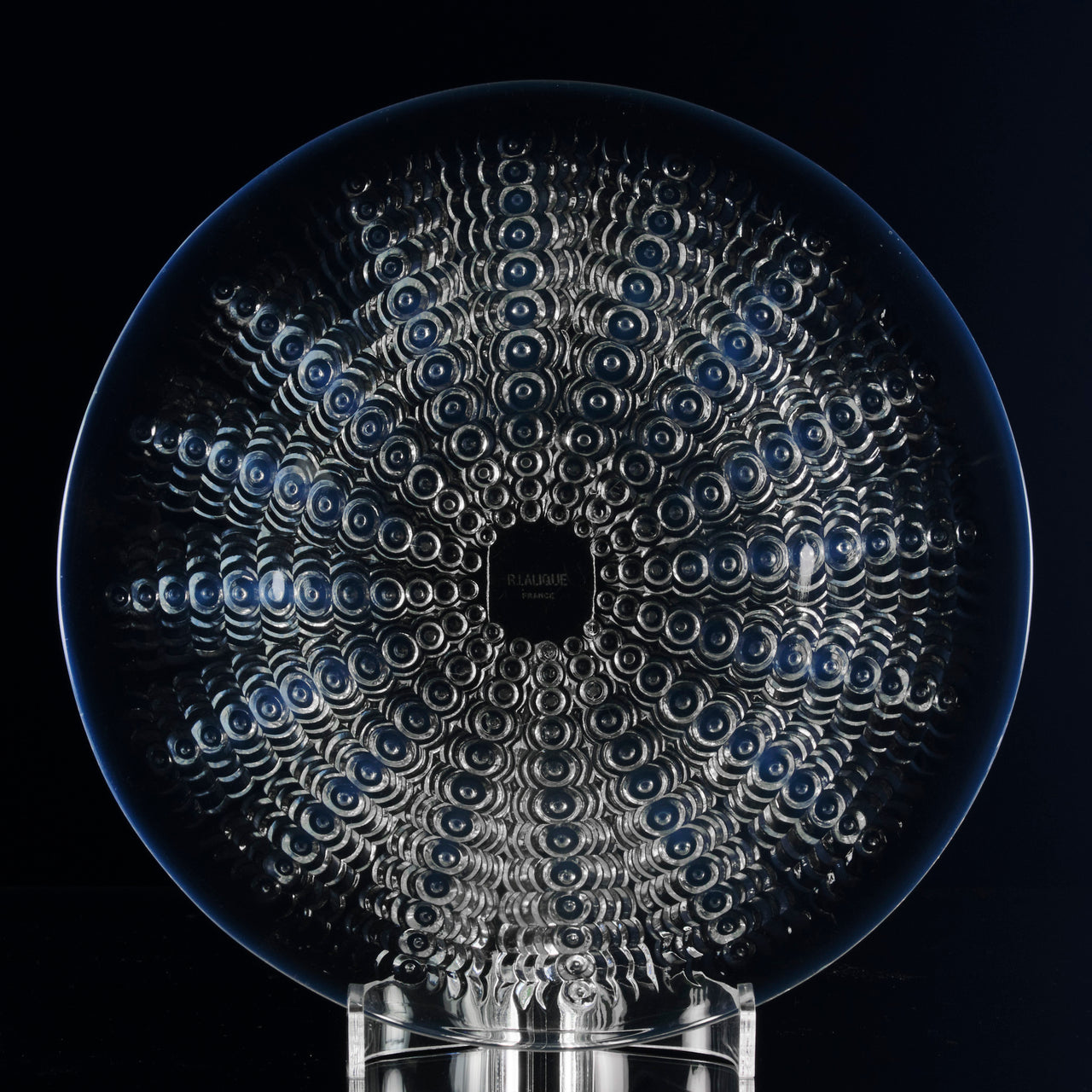 René Lalique "Oursins" plate - Hickmet Fine Arts