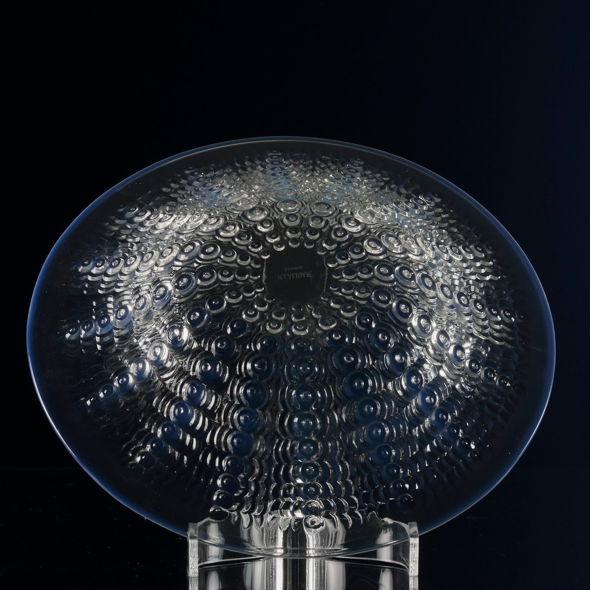 René Lalique "Oursins" plate - Hickmet Fine Arts