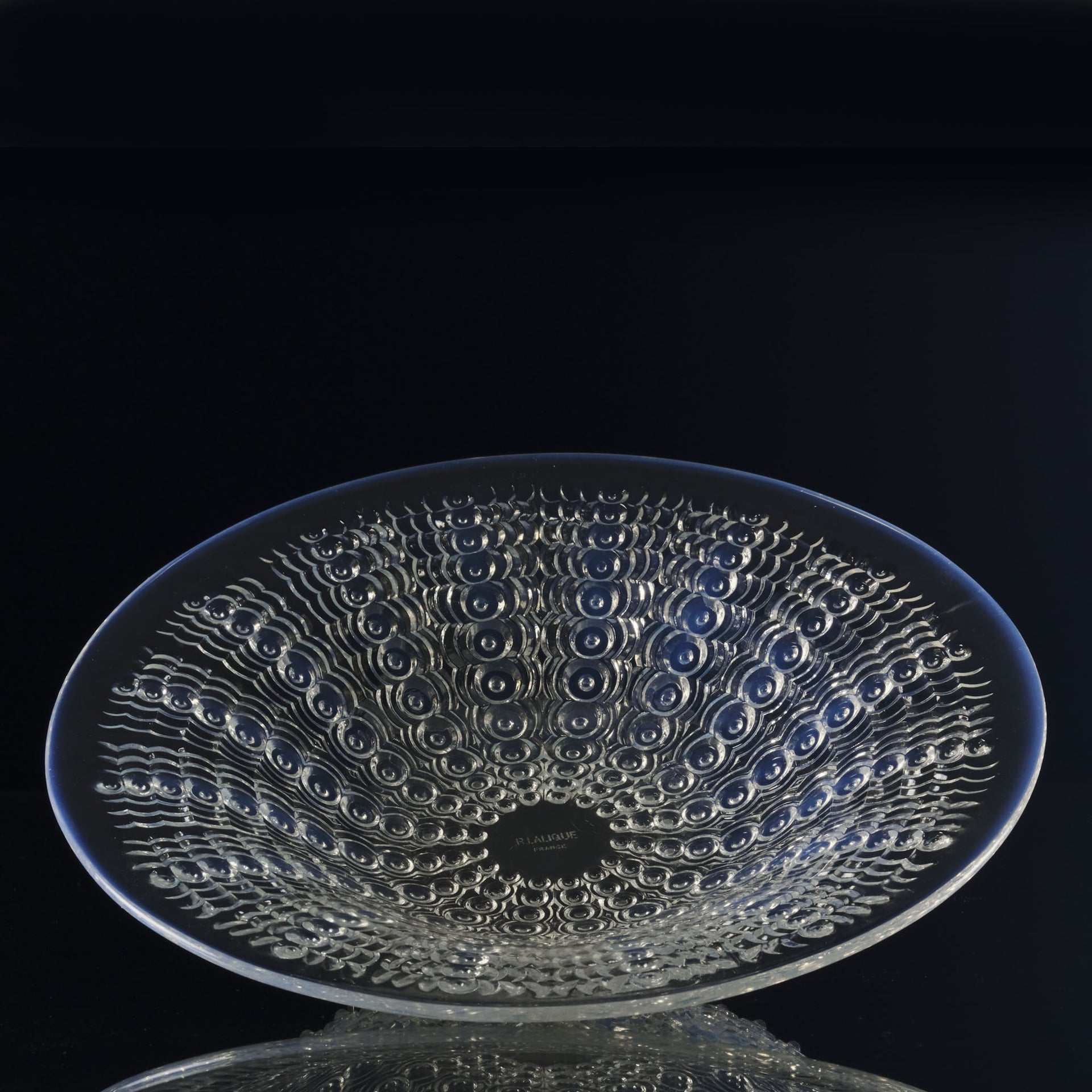 René Lalique "Oursins" plate - Hickmet Fine Arts