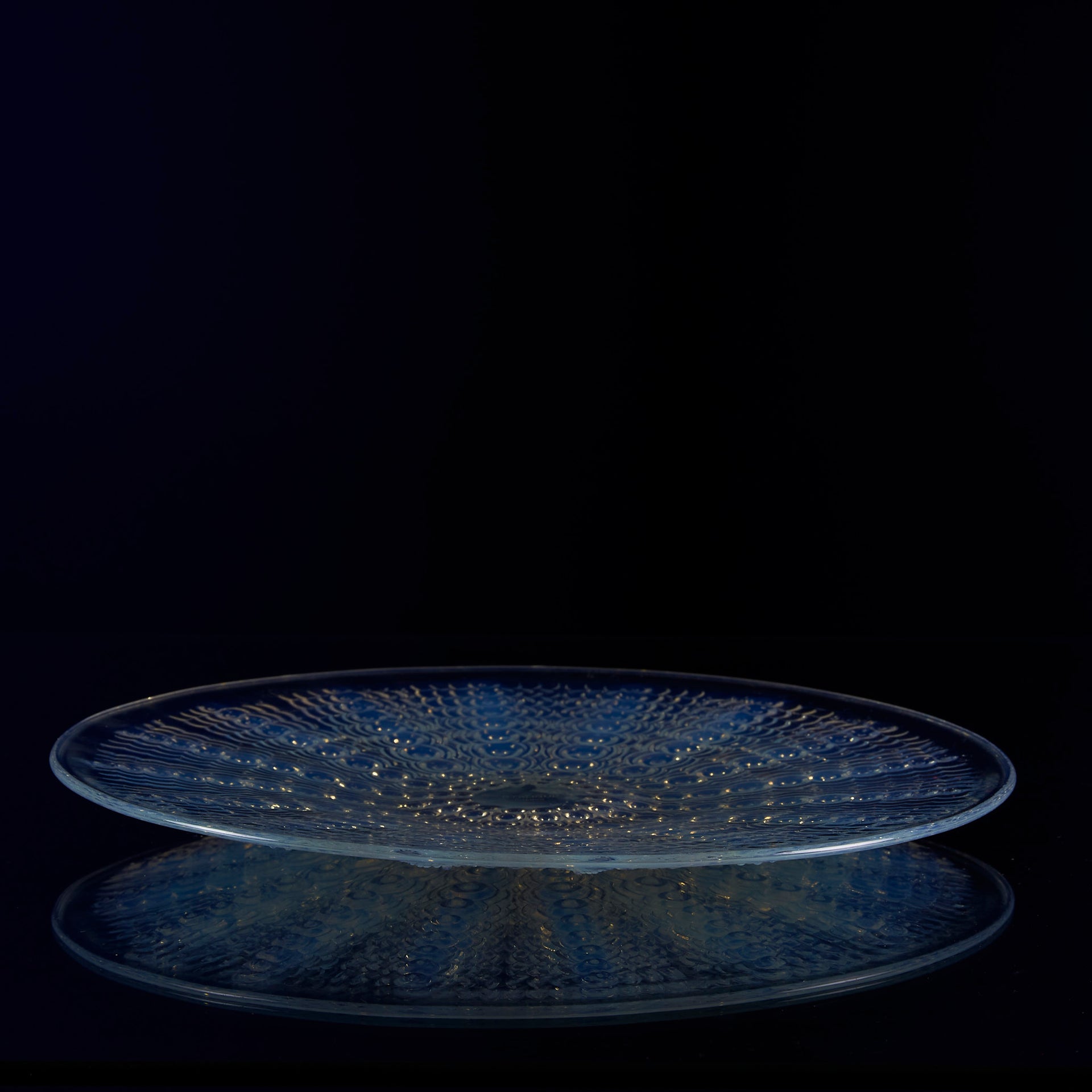 Art Deco Glass - Lalique Plate - Oursins - Lalique for sale - Lalique Glass for sale - Rene Lalique Glass - Hickmet Fine Arts