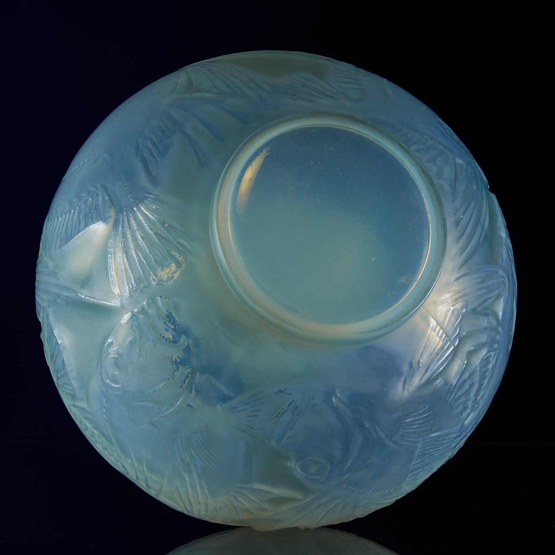 Rene lalique poissons vase - Lalique for sale - Lalique Glass for Sale - Rene Lalique Glass - Hickmet Fine Arts