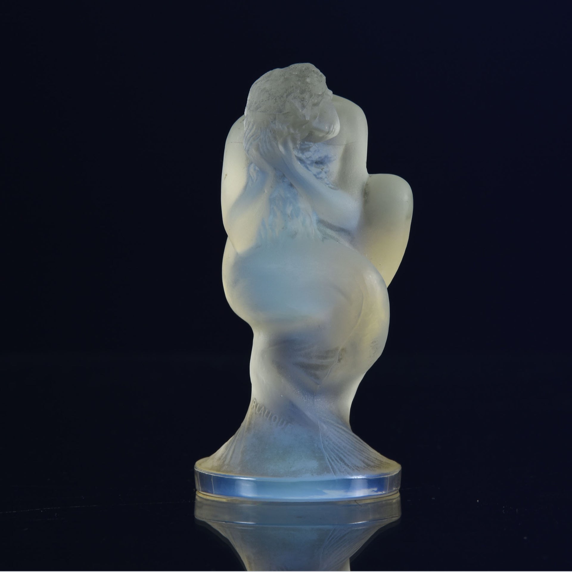 Art Deco Glass – Car mascots – Sirène - Lalique for sale – car bonnet mascots – car mascots for sale Lalique car mascot - Lalique Glass for Sale - Rene Lalique Glass – Hickmet Fine Arts