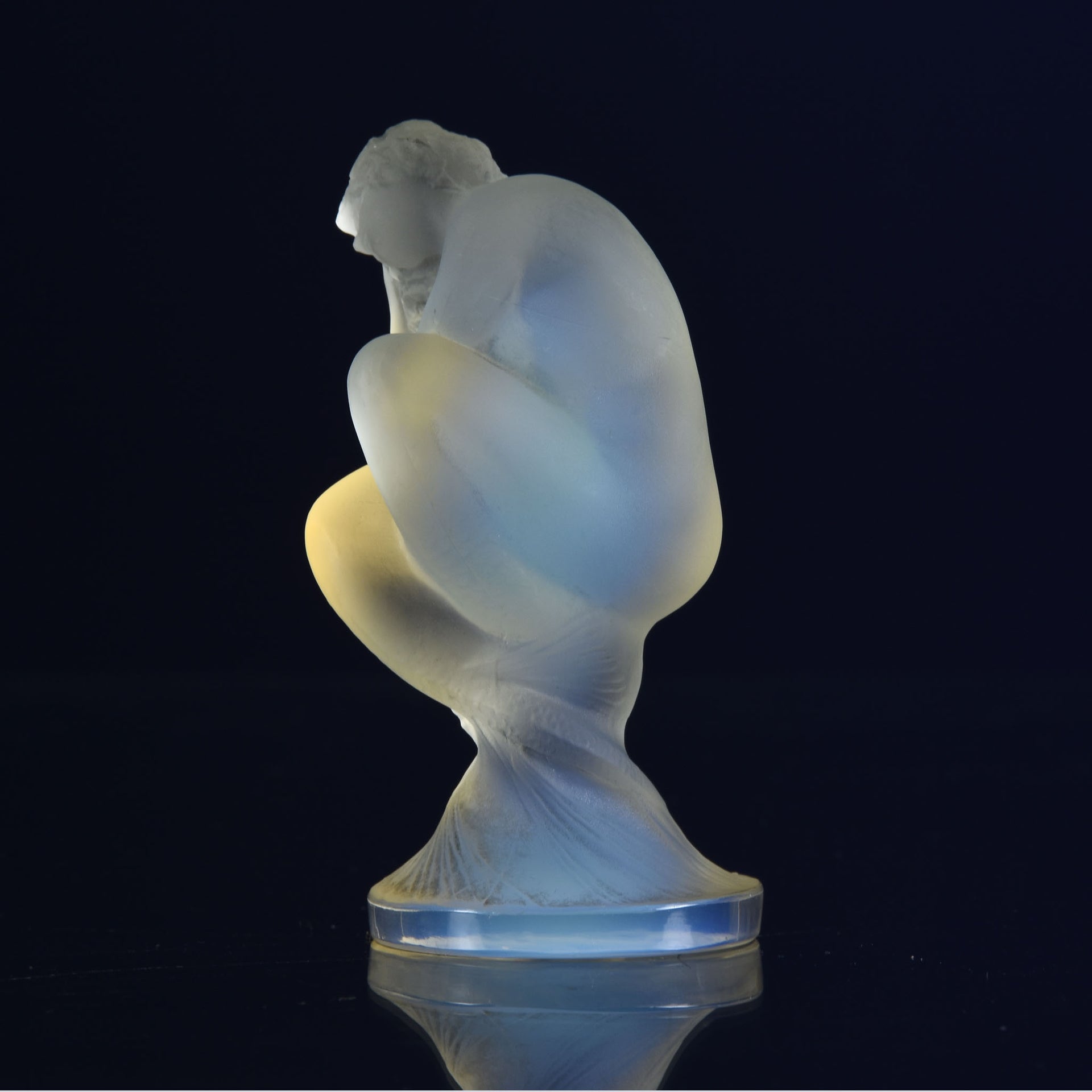 Art Deco Glass – Car mascots – Sirène - Lalique for sale – car bonnet mascots – car mascots for sale Lalique car mascot - Lalique Glass for Sale - Rene Lalique Glass – Hickmet Fine Arts