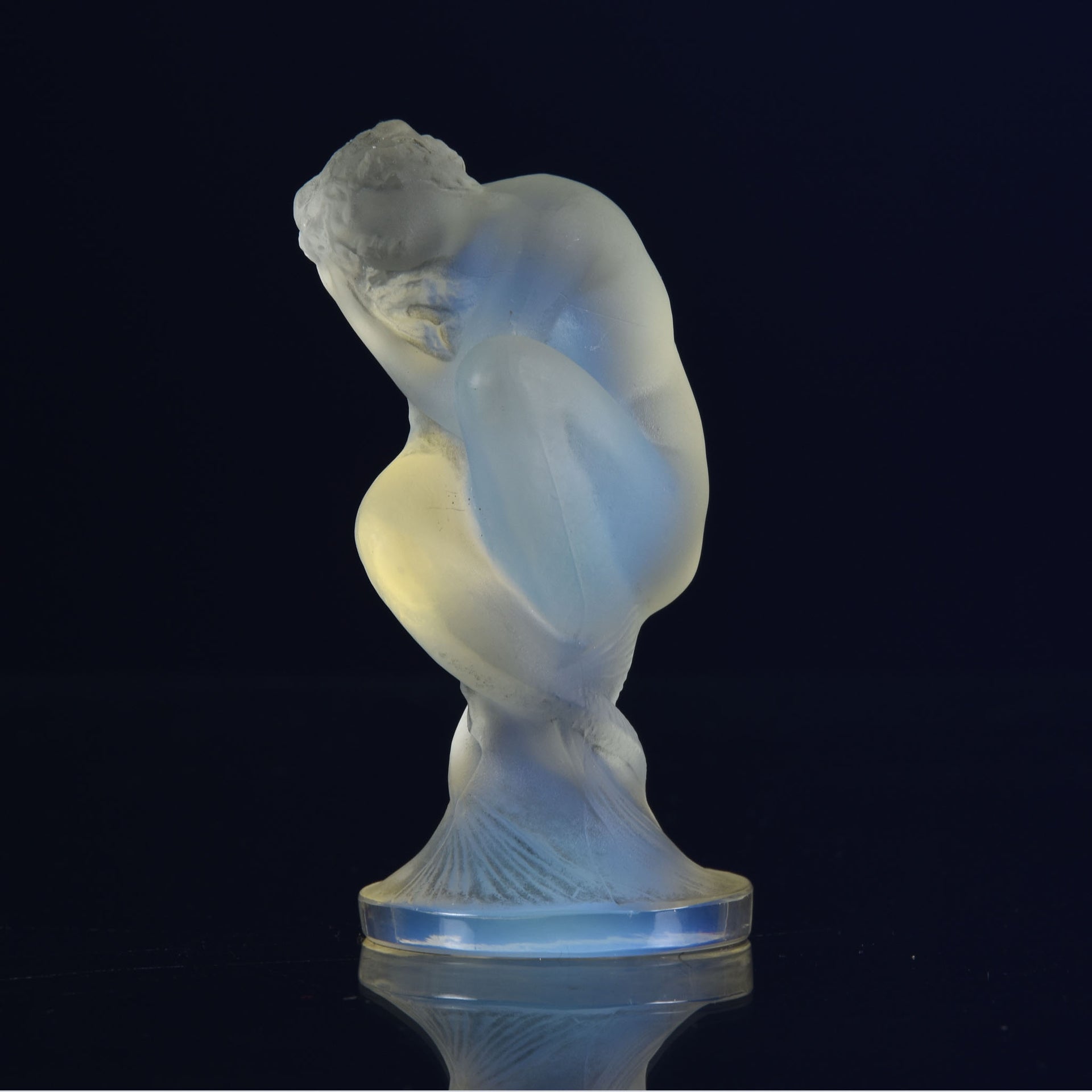 Art Deco Glass – Car mascots – Sirène - Lalique for sale – car bonnet mascots – car mascots for sale Lalique car mascot - Lalique Glass for Sale - Rene Lalique Glass – Hickmet Fine Arts