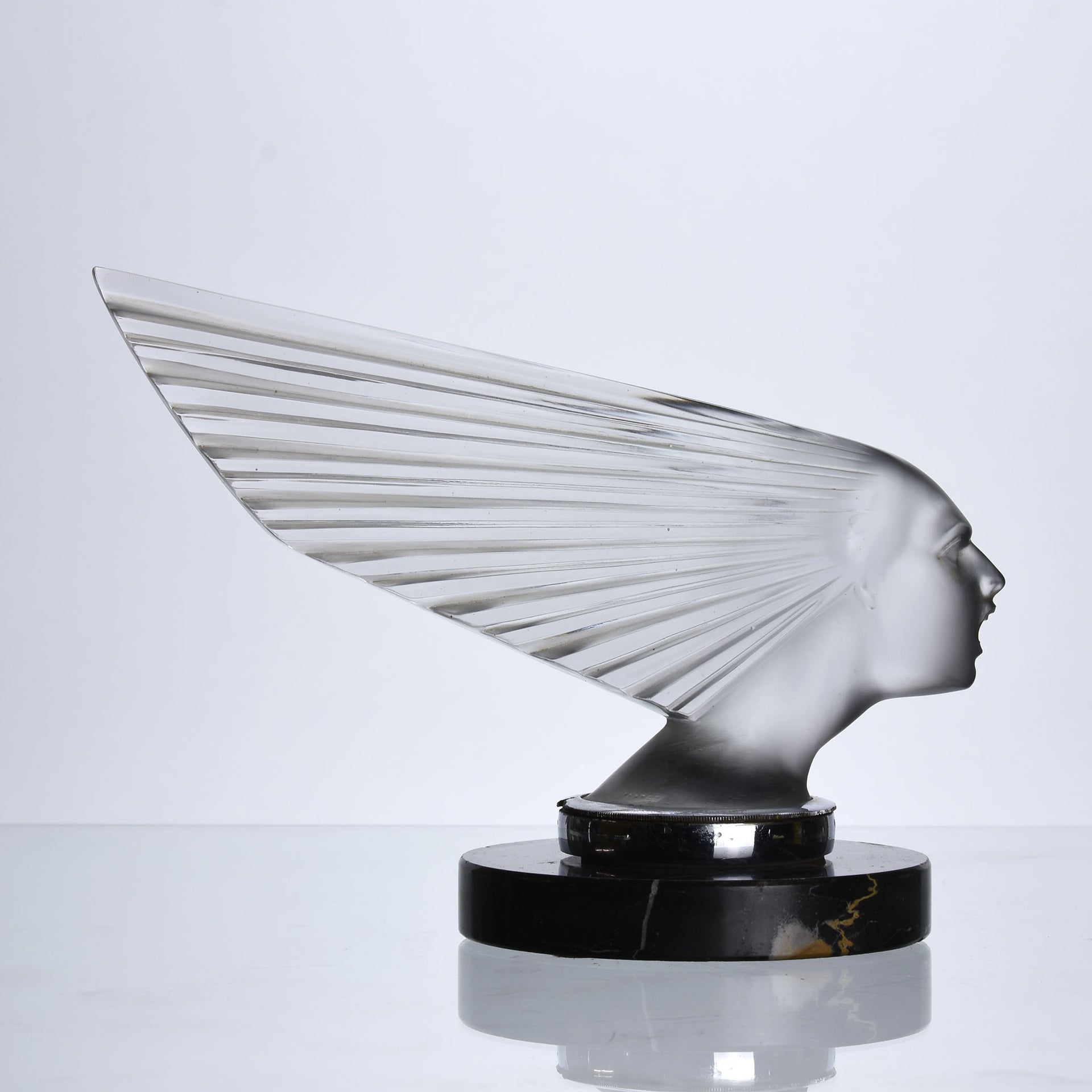 Rene Lalique Glass Mascot - Lalique Victoire - Hickmet Fine Arts