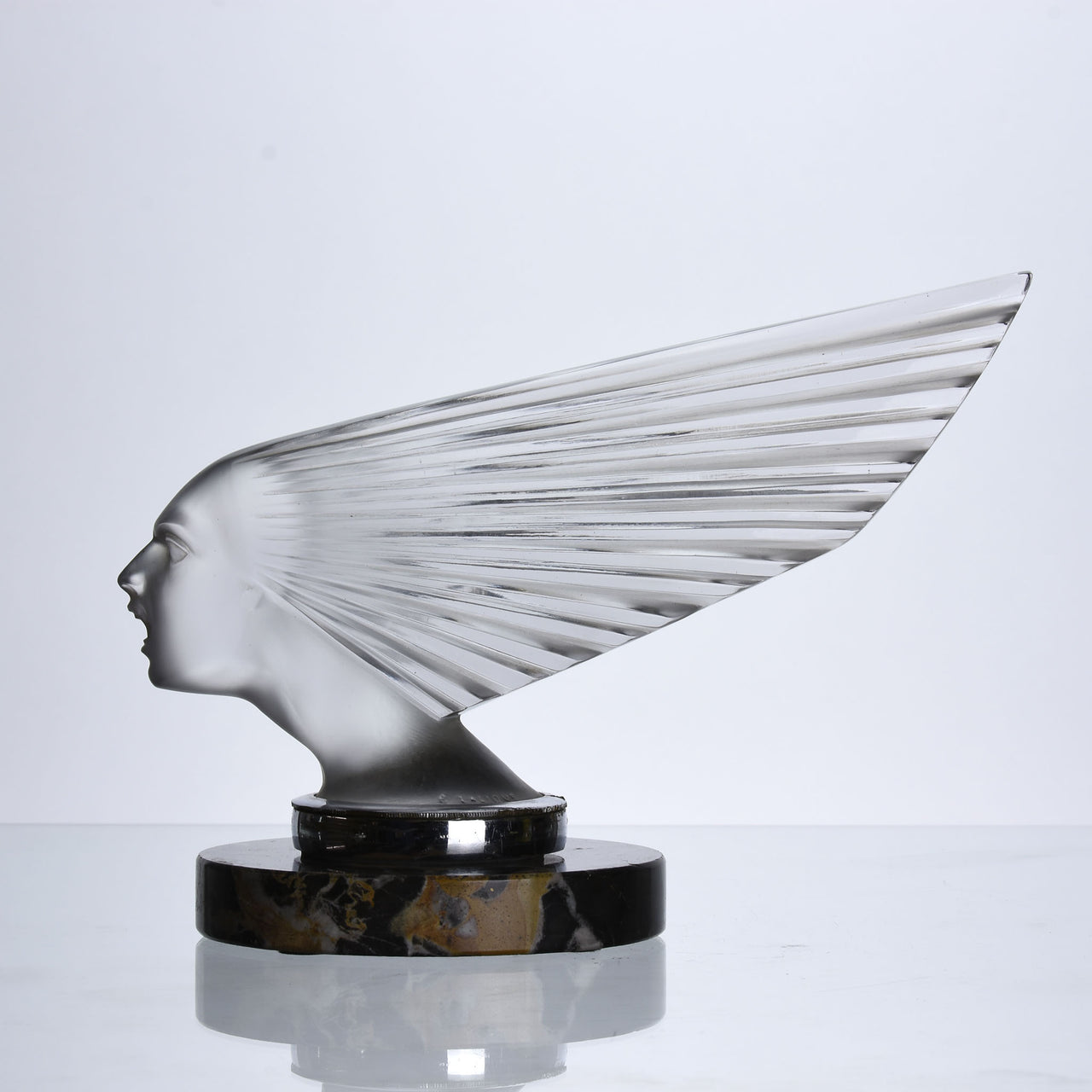 Rene Lalique Glass Mascot - Lalique Victoire - Hickmet Fine Arts