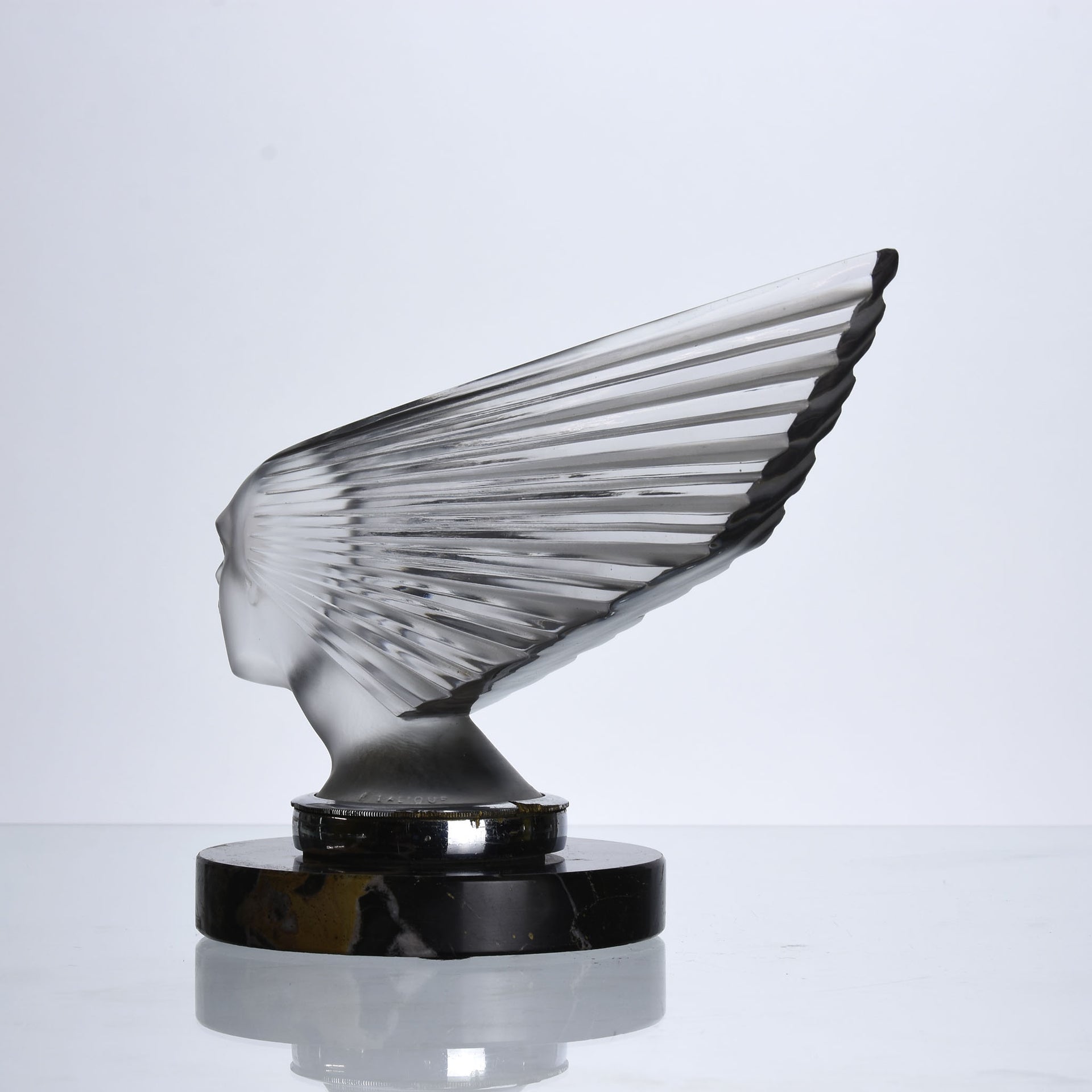 Rene Lalique Glass Mascot - Lalique Victoire - Hickmet Fine Arts