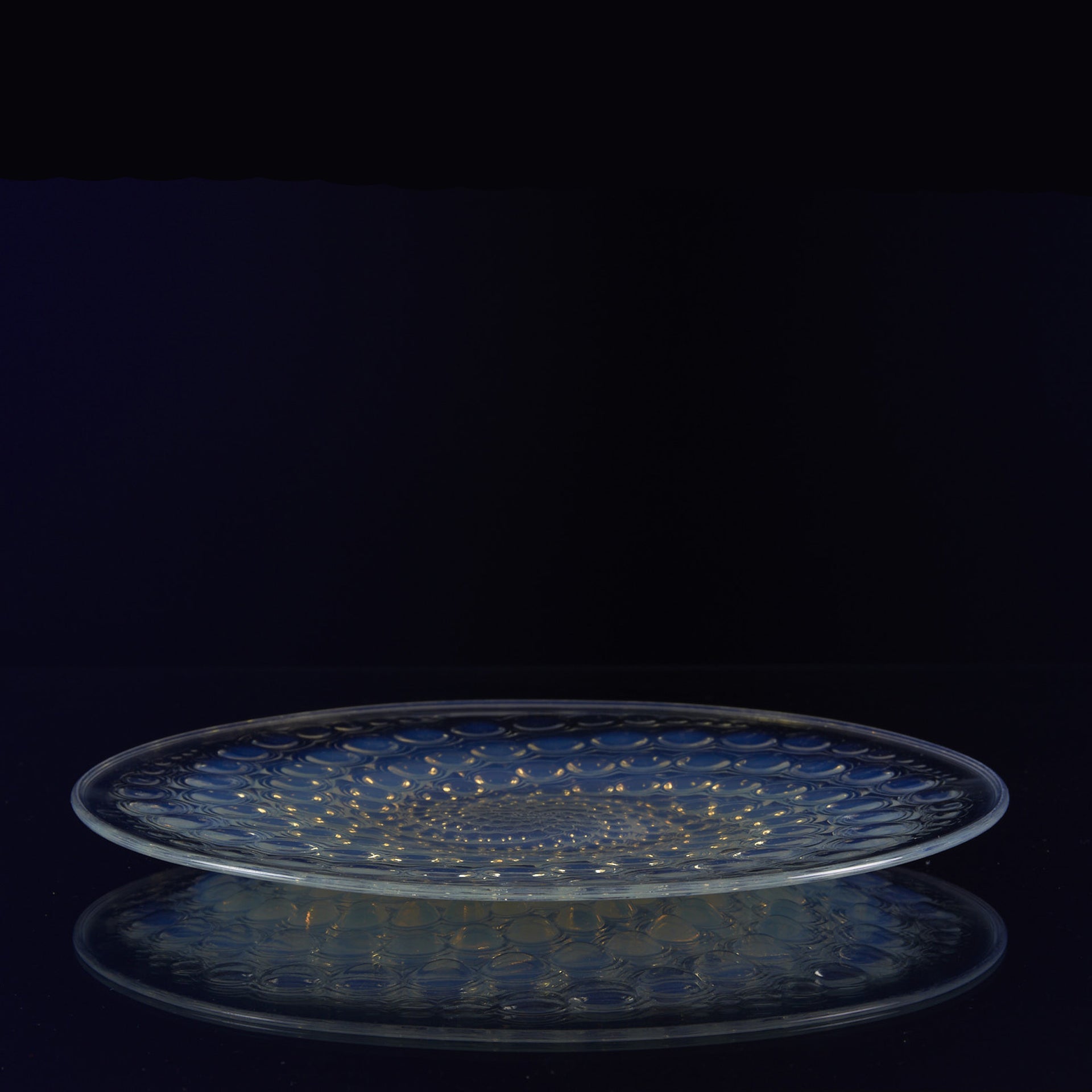 Art Deco Glass - Volutes - Lalique Plate -  Lalique for sale - Lalique Glass for Sale - Rene Lalique Glass - Hickmet Fine Arts