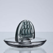 Rene Lalique Glass Caravelle Blue - Lalique Pintray - Hickmet Fine Arts