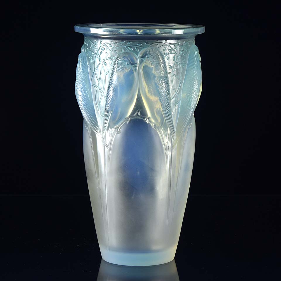 Art Deco Glass - lalique for sale - ceylan vase - Lalique Glass for sale - Rene Lalique Glass - Hickmet Fine Arts