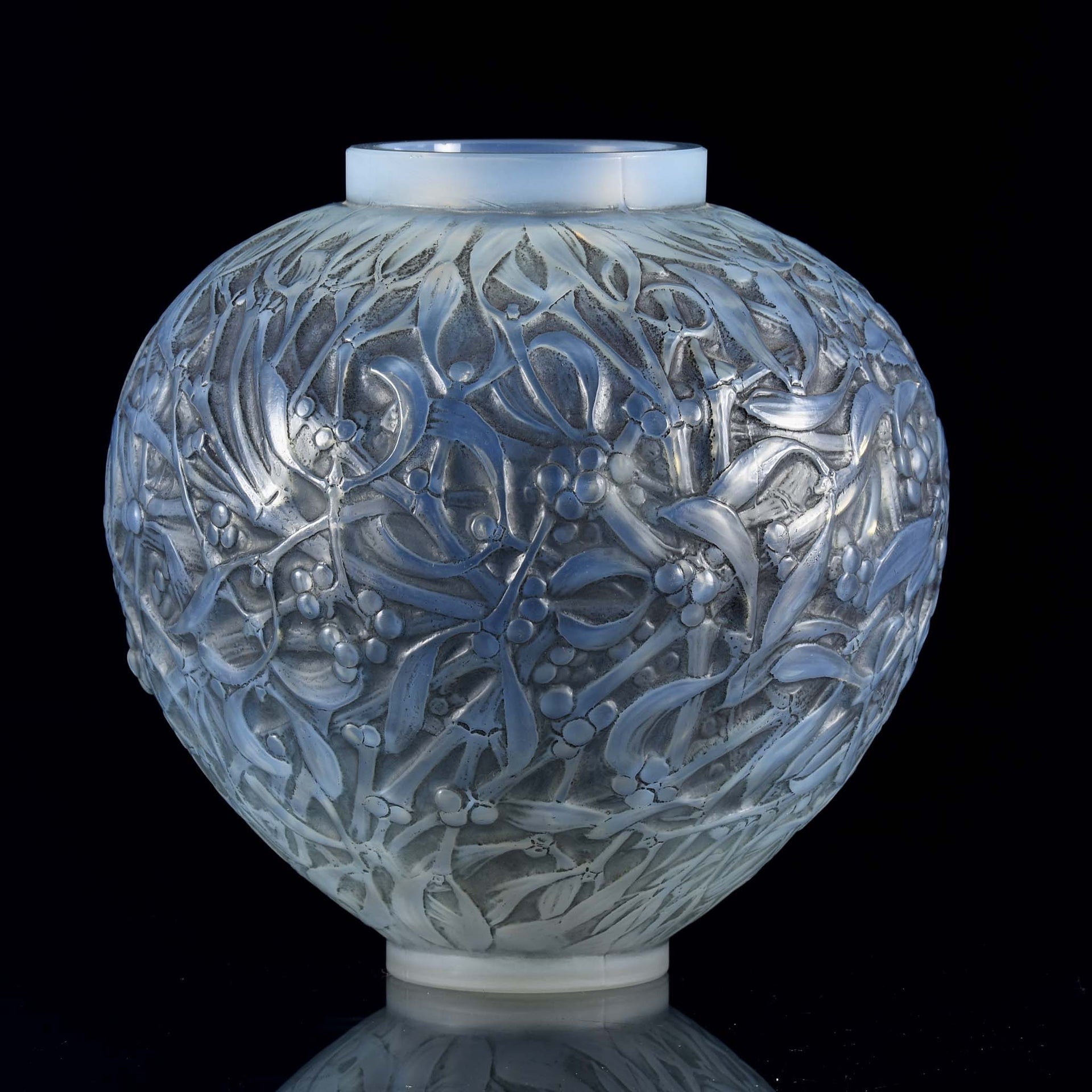 Rene Lalique Gui Vase - Lalique Vase - Hickmet Fine Arts