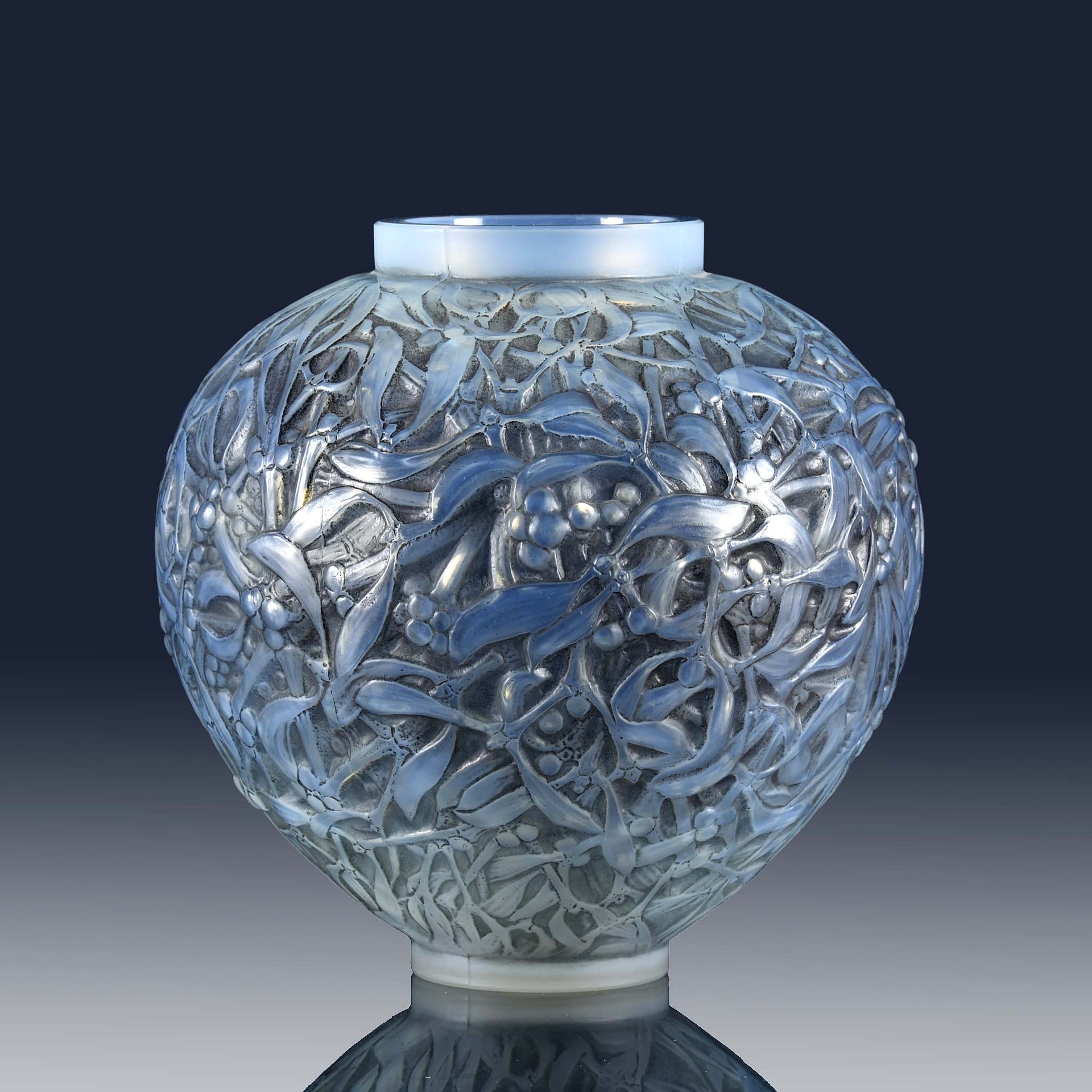 Rene Lalique Gui Vase - Lalique Vase - Hickmet Fine Arts