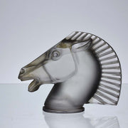 Longchamp Art Deco Glass Car Mascot by Rene Lalique 