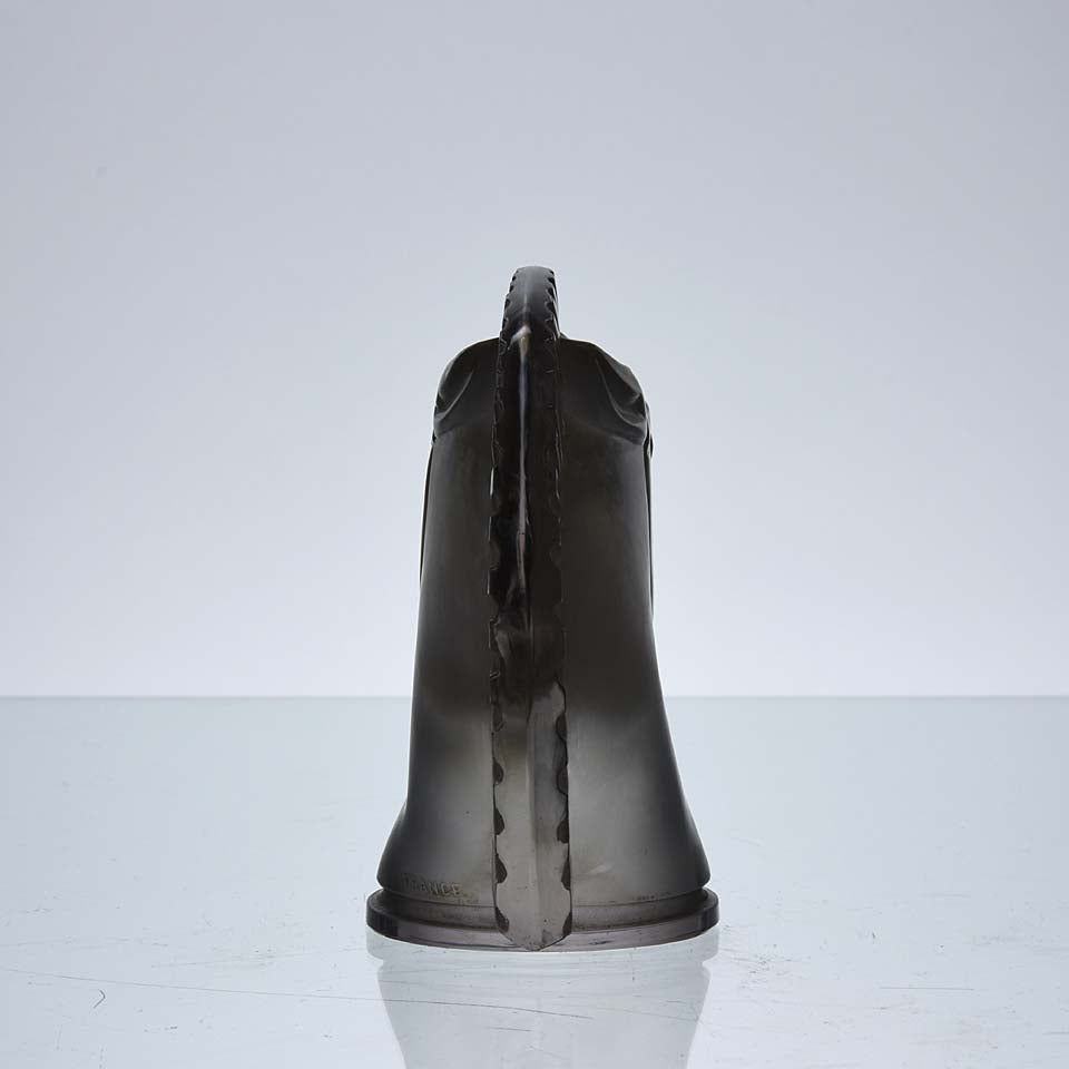 Longchamp Art Deco Glass Car Mascot by Rene Lalique 