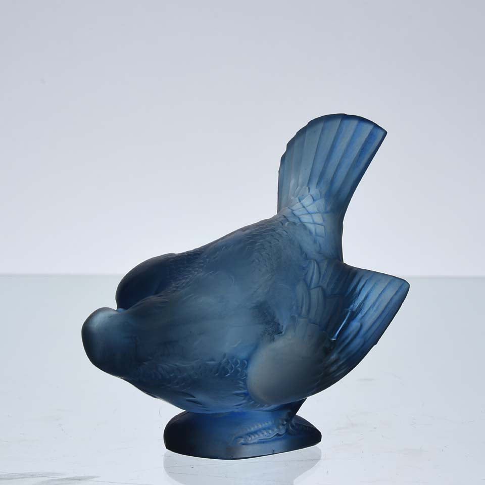 René Lalique "Moineau Coquet Bleu"