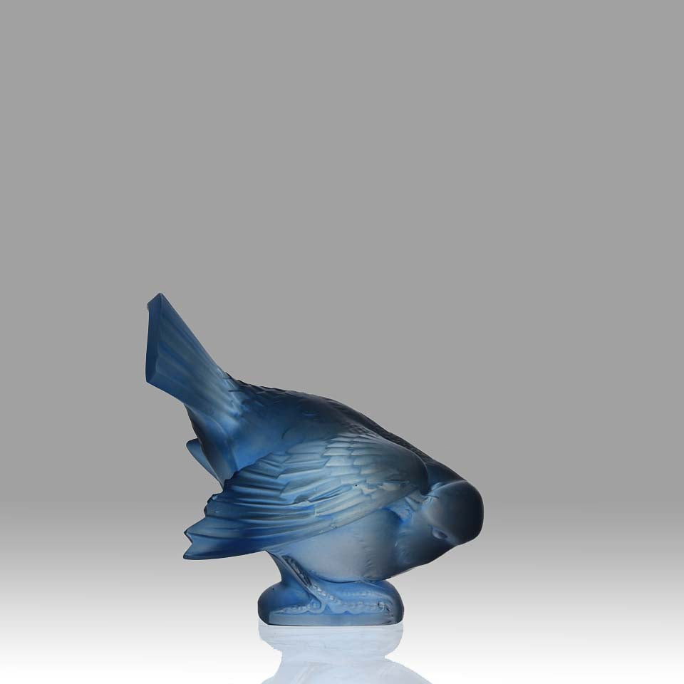 René Lalique "Moineau Coquet Bleu"