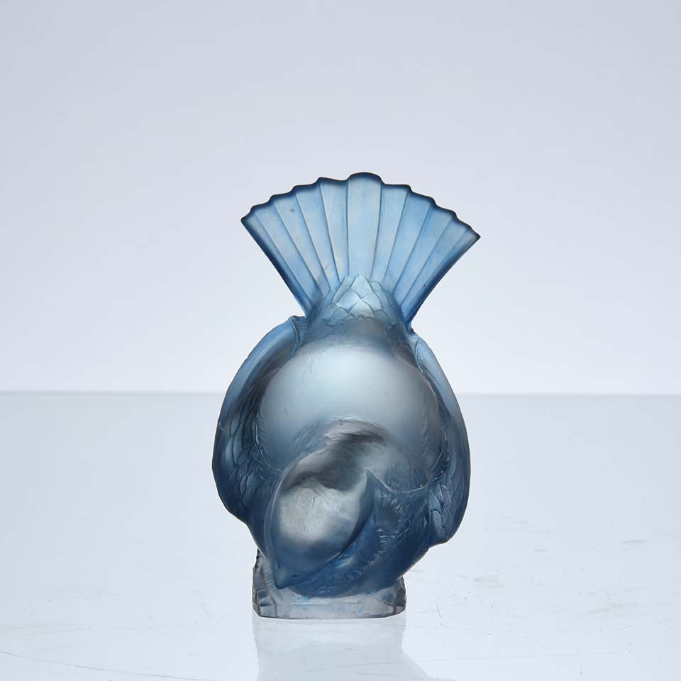 René Lalique "Moineau Hardi Bleu" - Lalique for sale - Hickmet Fine Arts