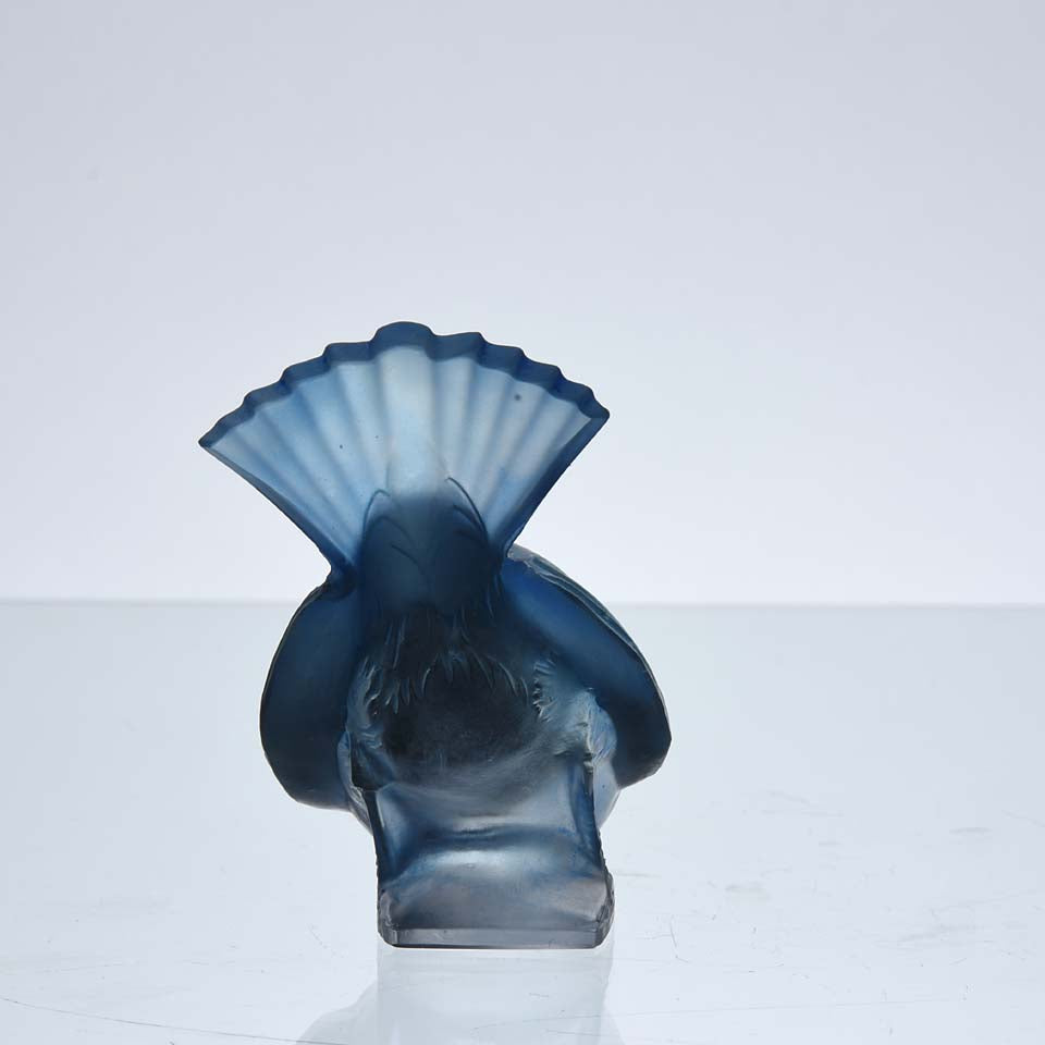 René Lalique "Moineau Hardi Bleu" - Lalique for sale - Hickmet Fine Arts